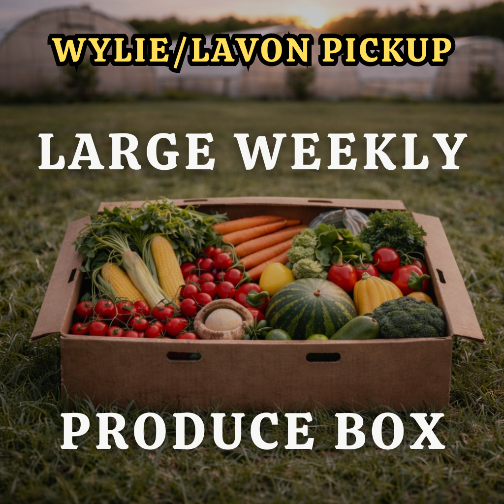Monthly Wylie/Lavon Large 22lb Weekly Produce Box ($75/week)