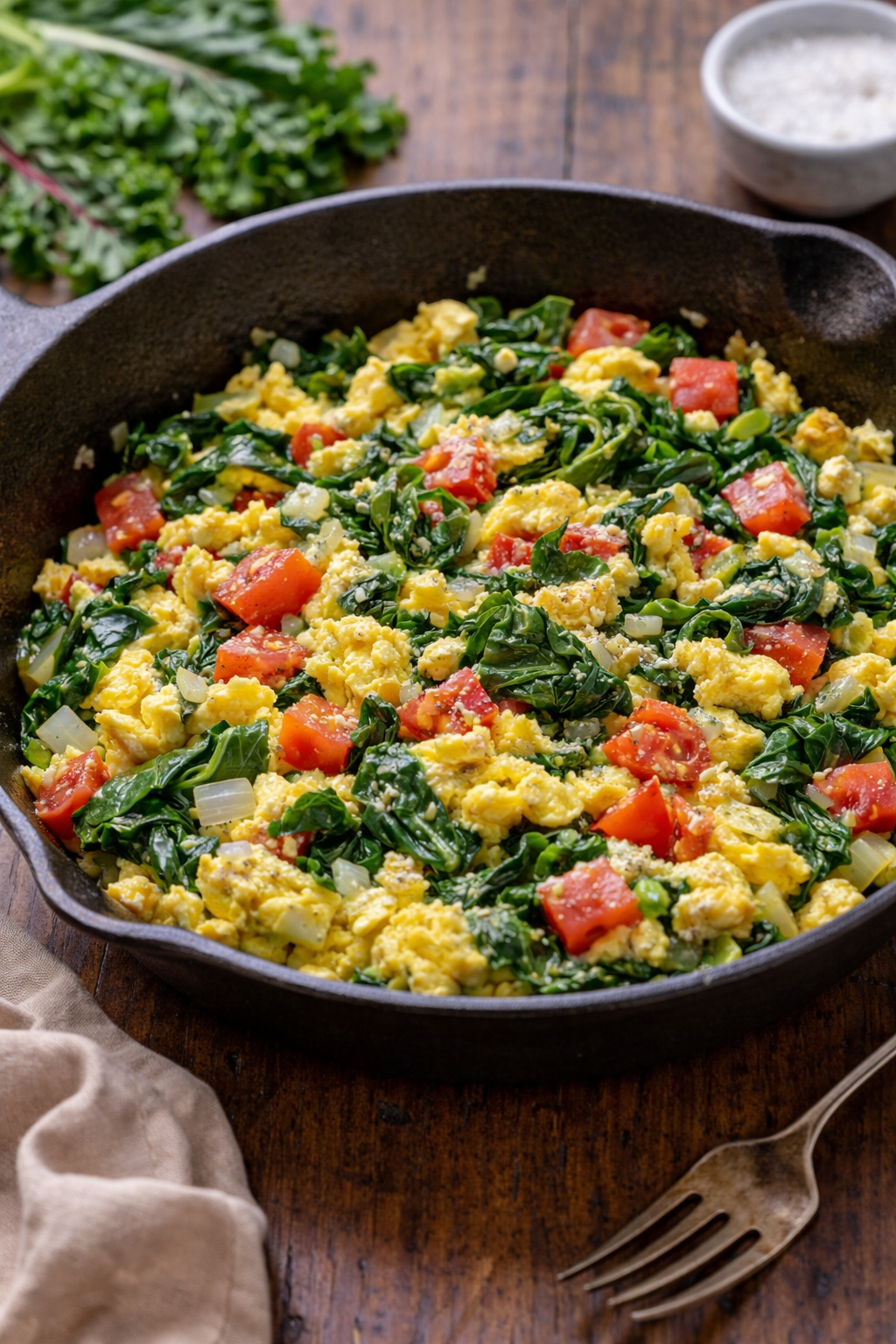 Week 2 – Swiss Chard Egg Scramble