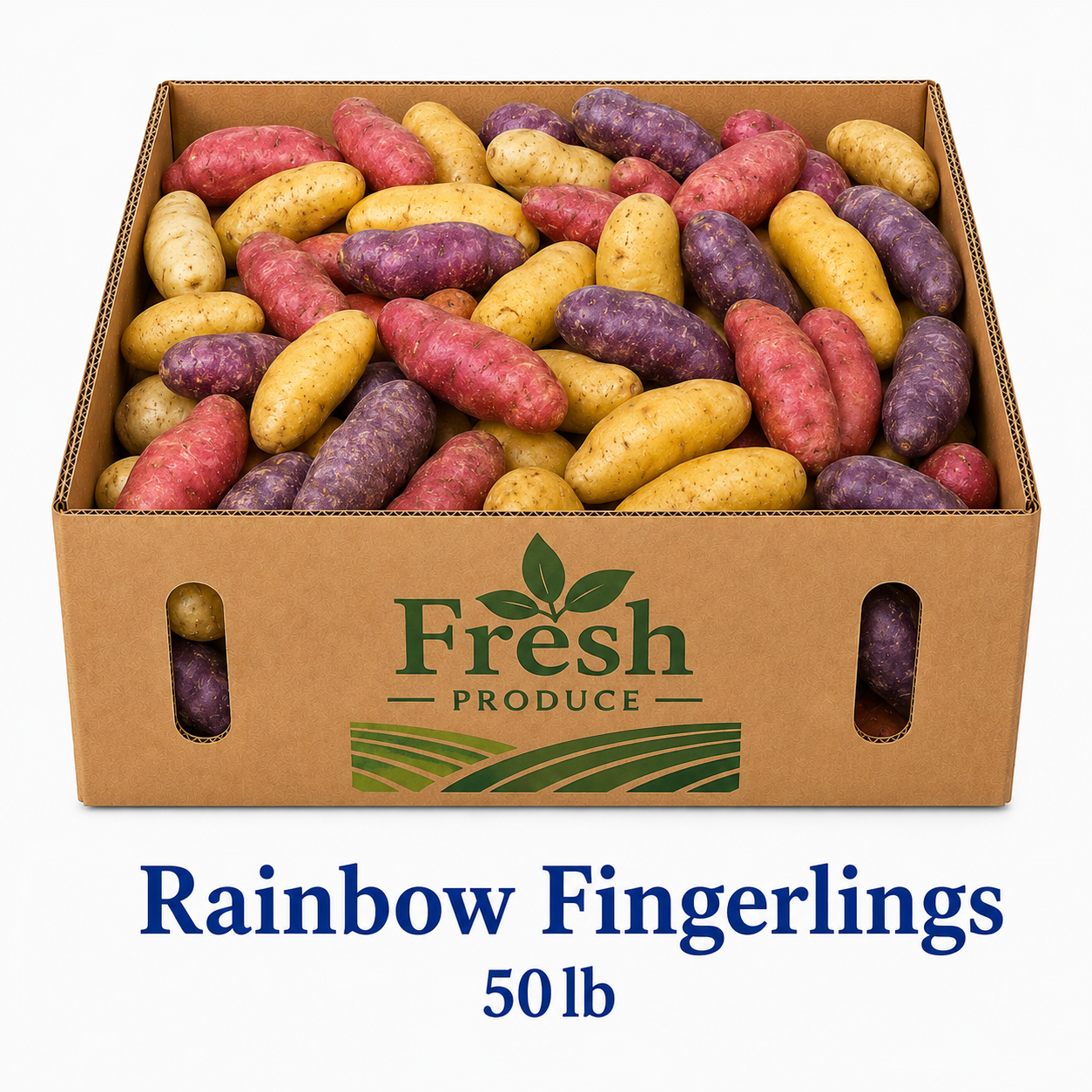 Rainbow Fingerling Potatoes 50lb