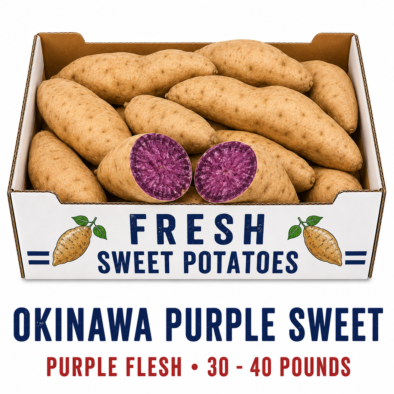 Okinawan Purple Sweet Potatoes