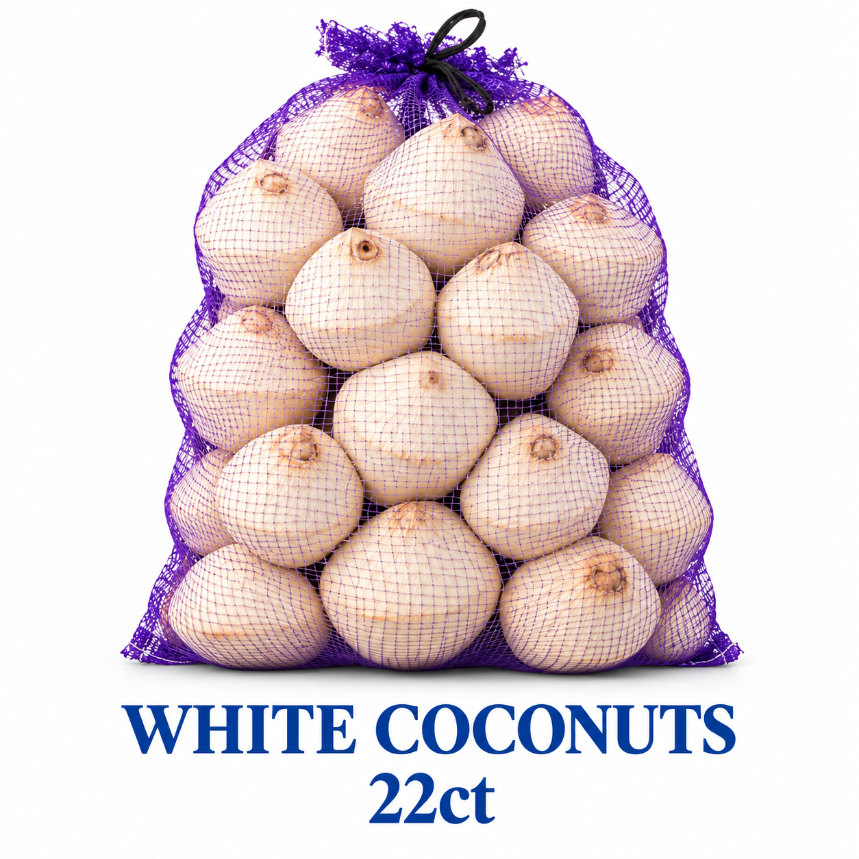 White Coconuts (trimmed) 22ct