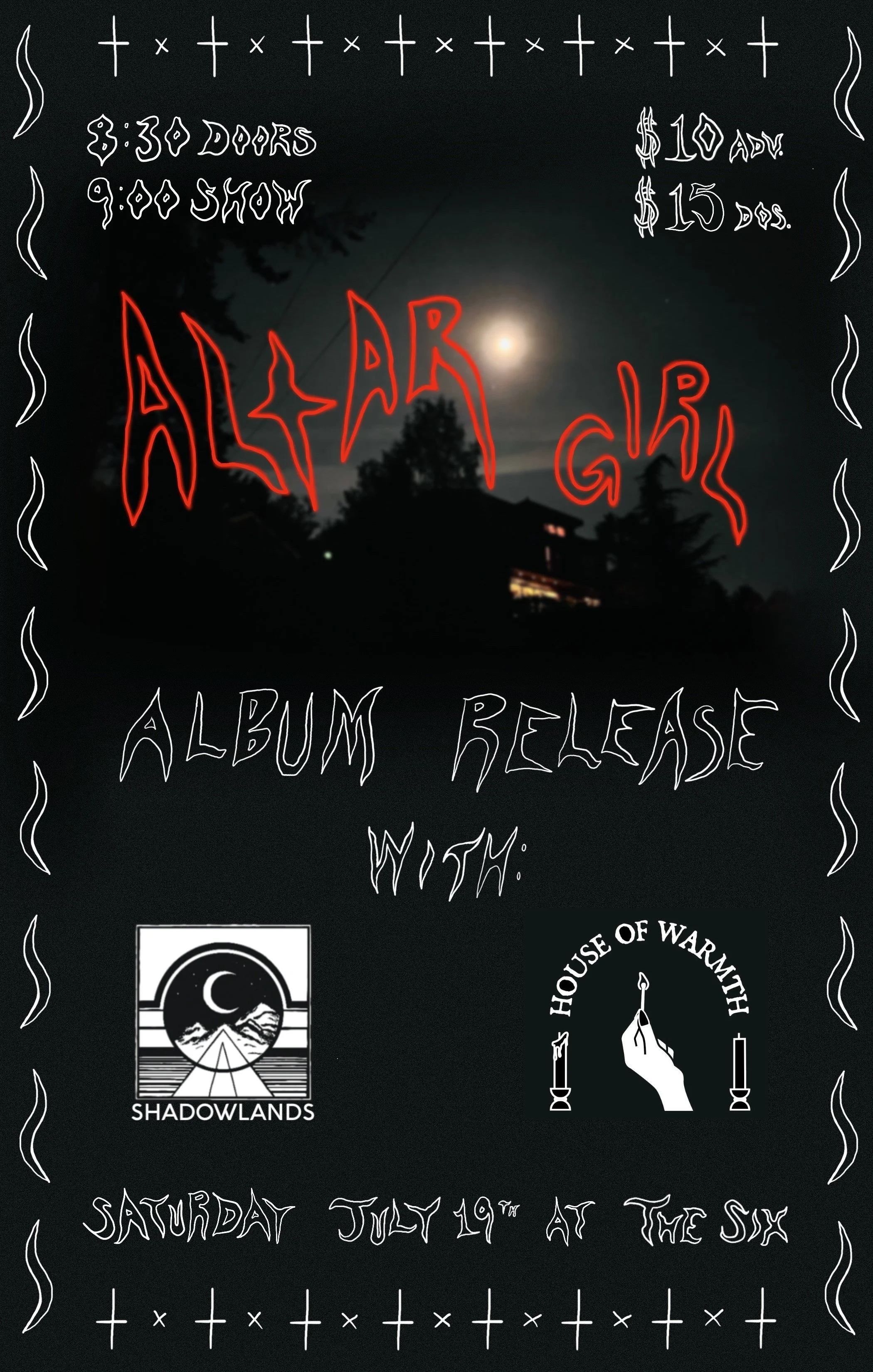 Altar Girl (Album Release) with Shadowlands and House of Warmth