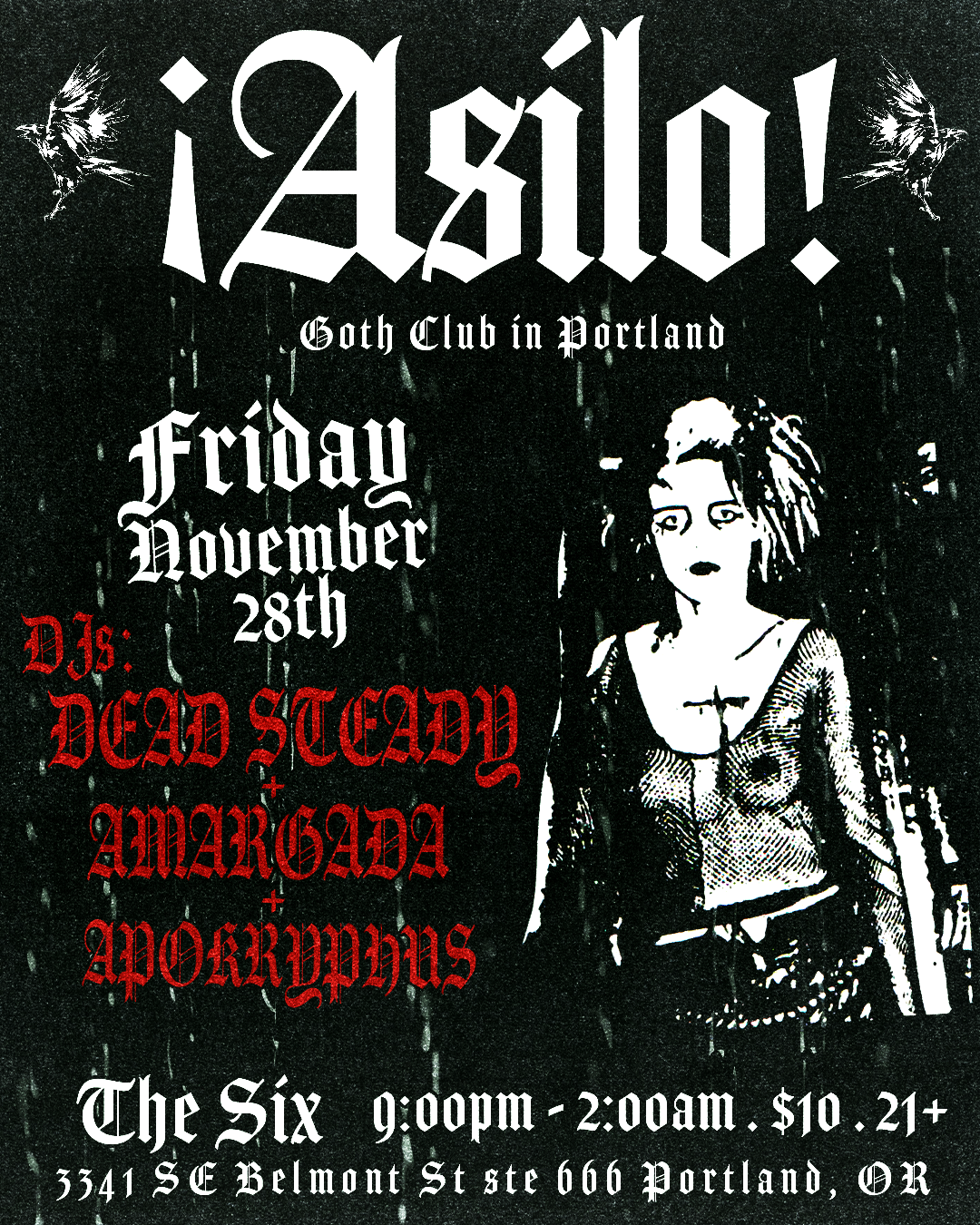 ¡Asilo! Goth Club in Portland