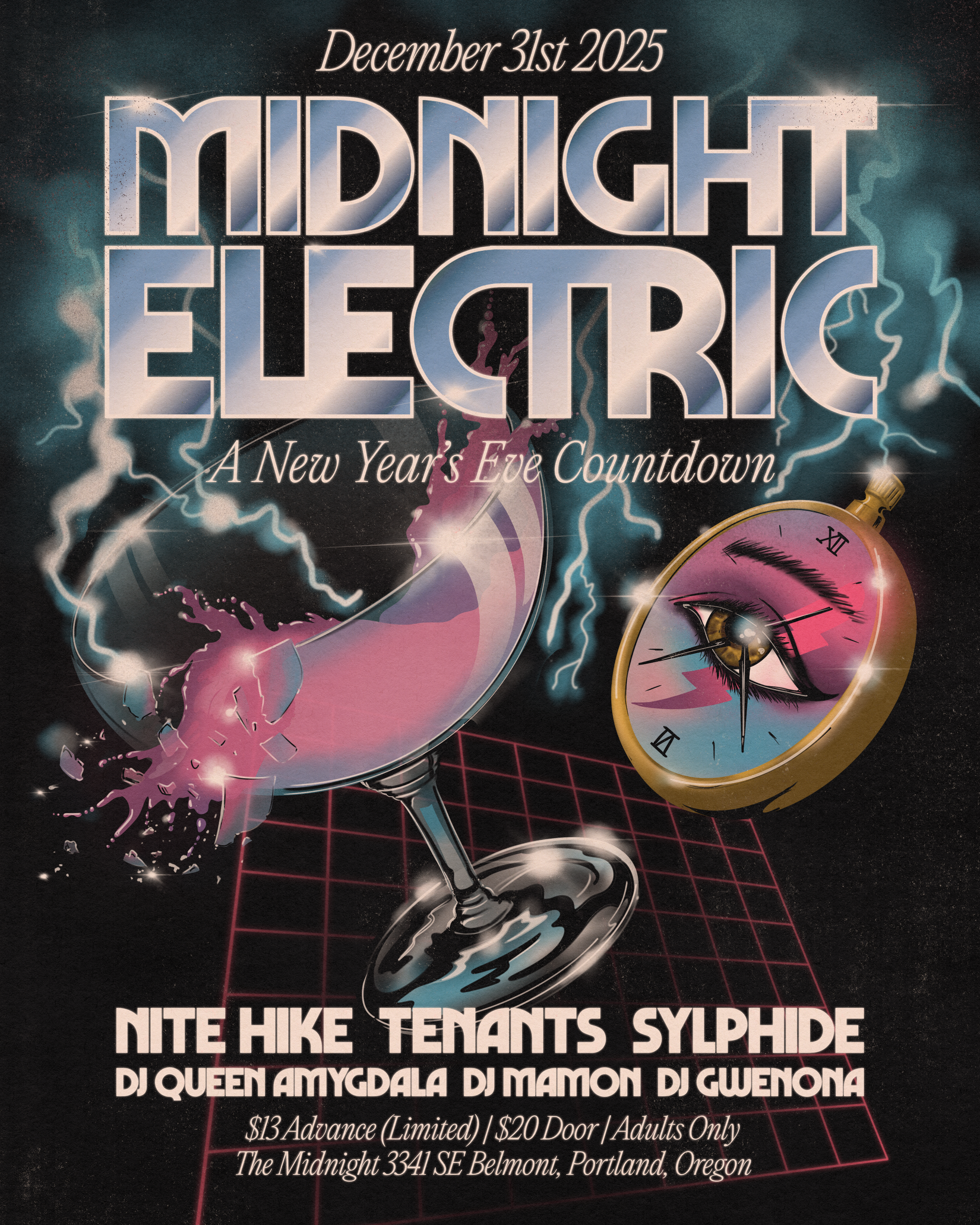 MIDNIGHT ELECTRIC - New Year’s Eve at The Midnight Society