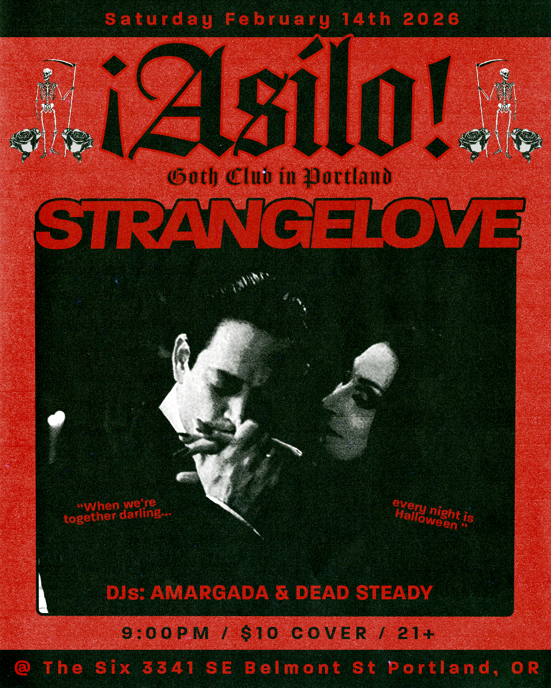 ¡Asilo! Portland Goth Club: Strangelove