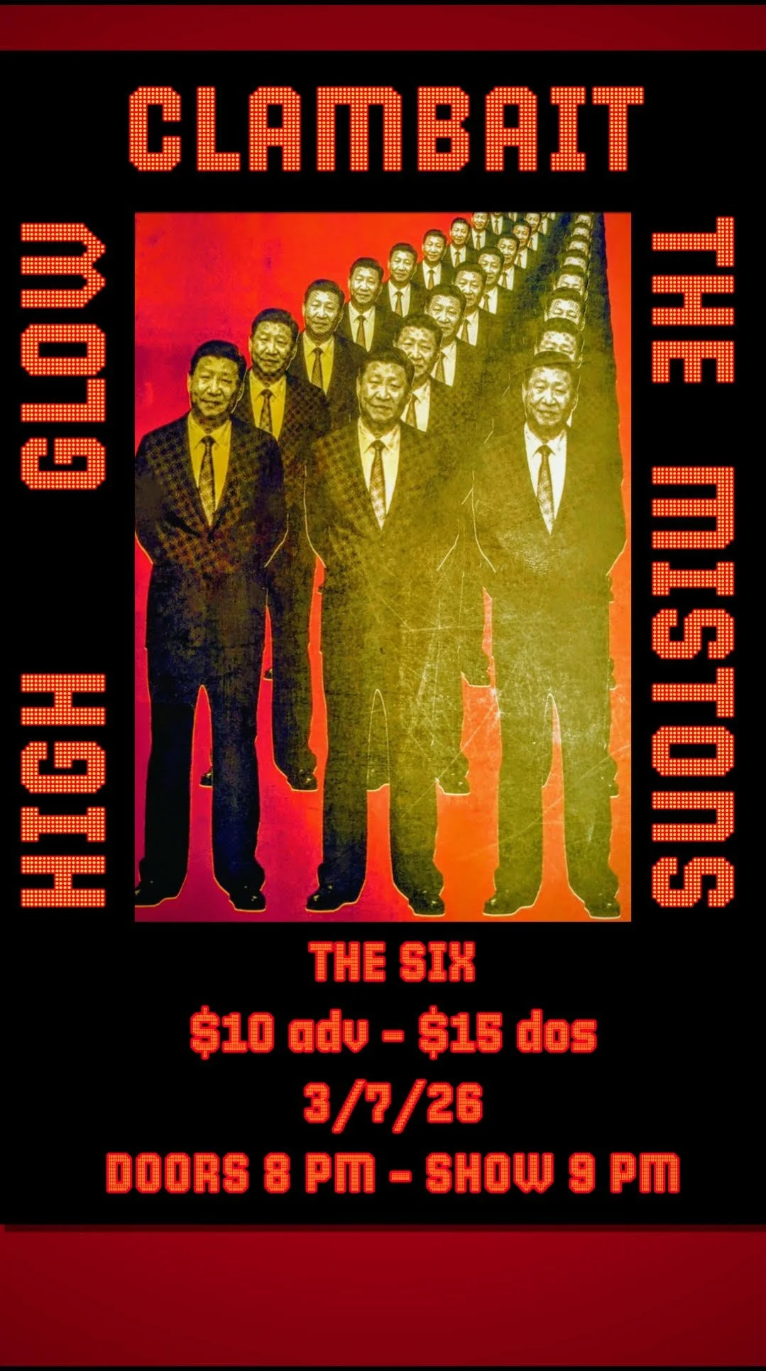 Clambait with The Mistons and High Glow