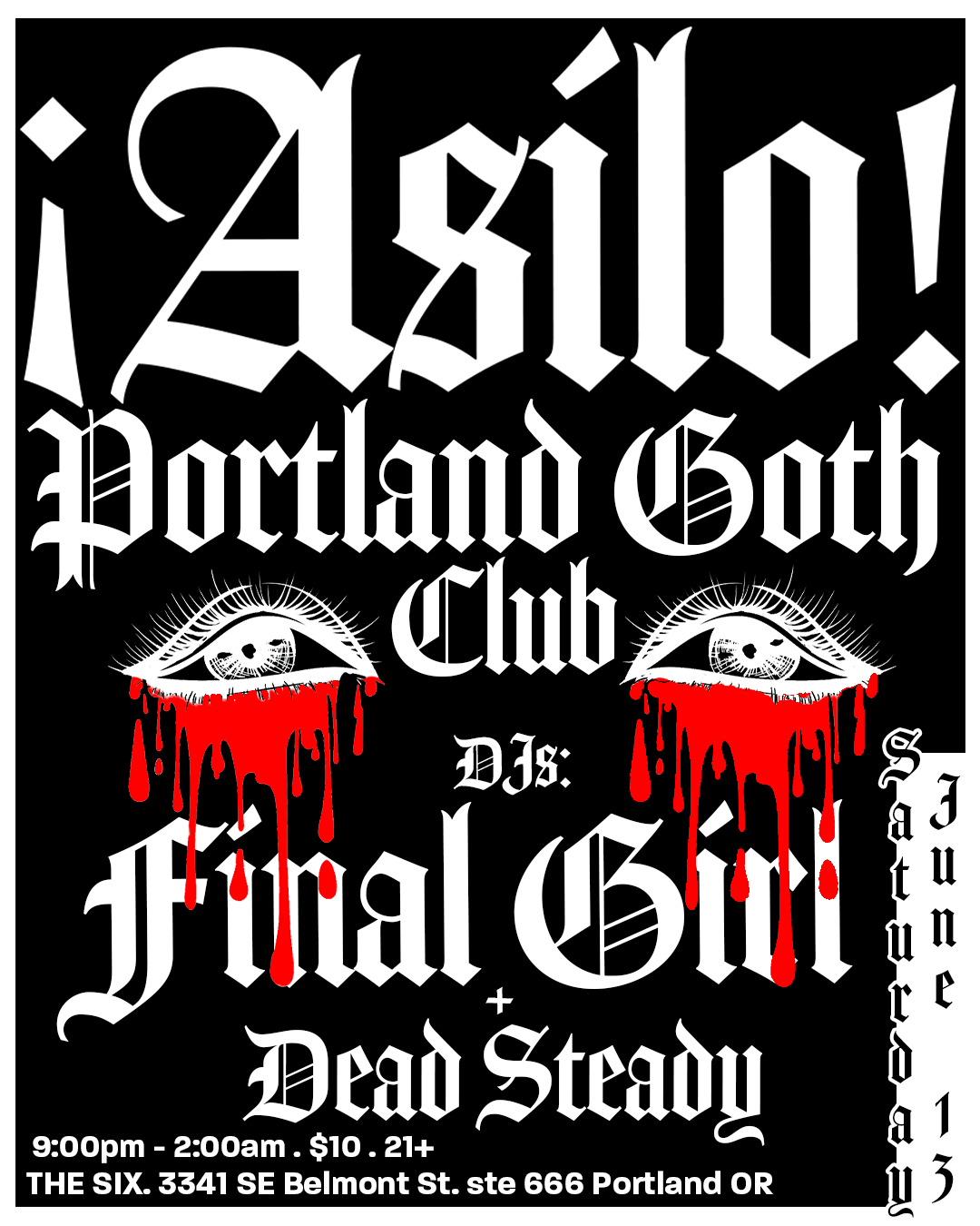 ¡Asilo! Portland Goth Club