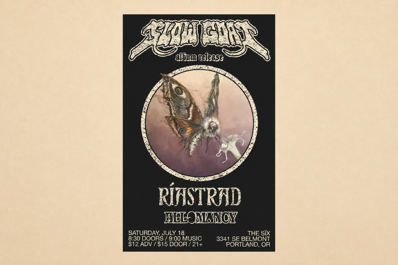 Slow Goat Album Release with special guests Riastrad and Allomancy