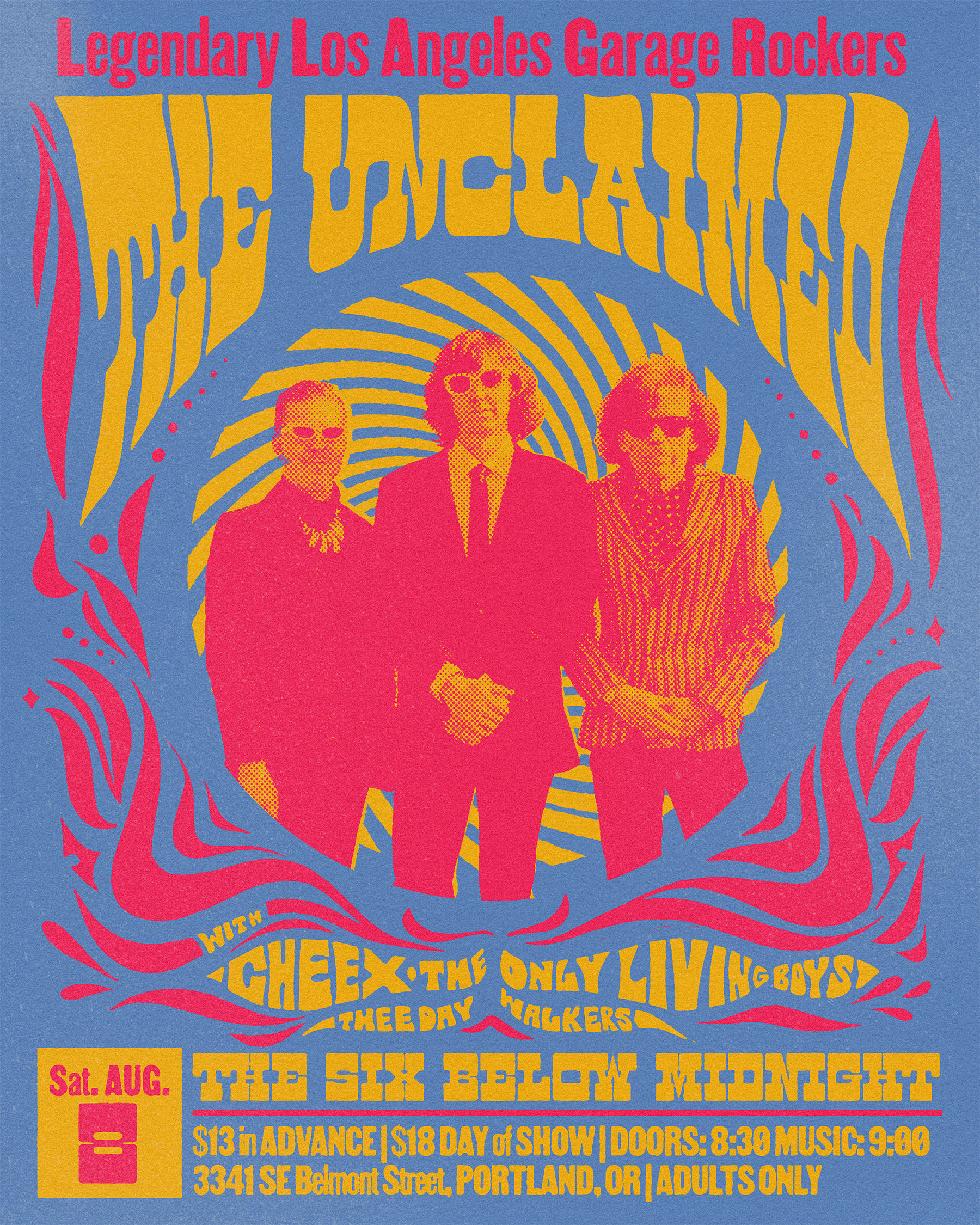 The Unclaimed (LA) with CHEEX and The Only Living Boys + Thee Day Walkers