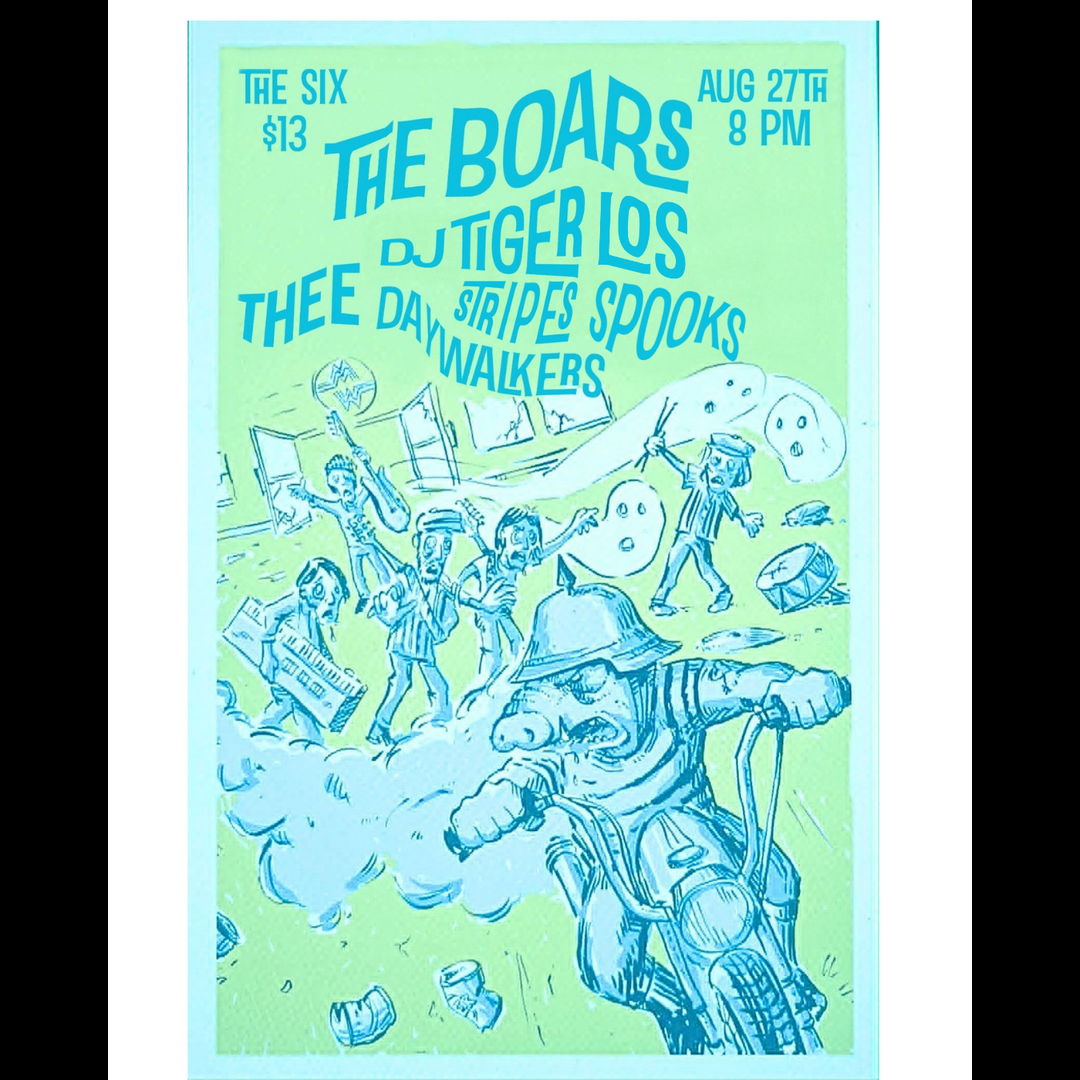 The Boars (SF) with Thee Daywalkers and Los Spooks + DJ Tiger Stripes