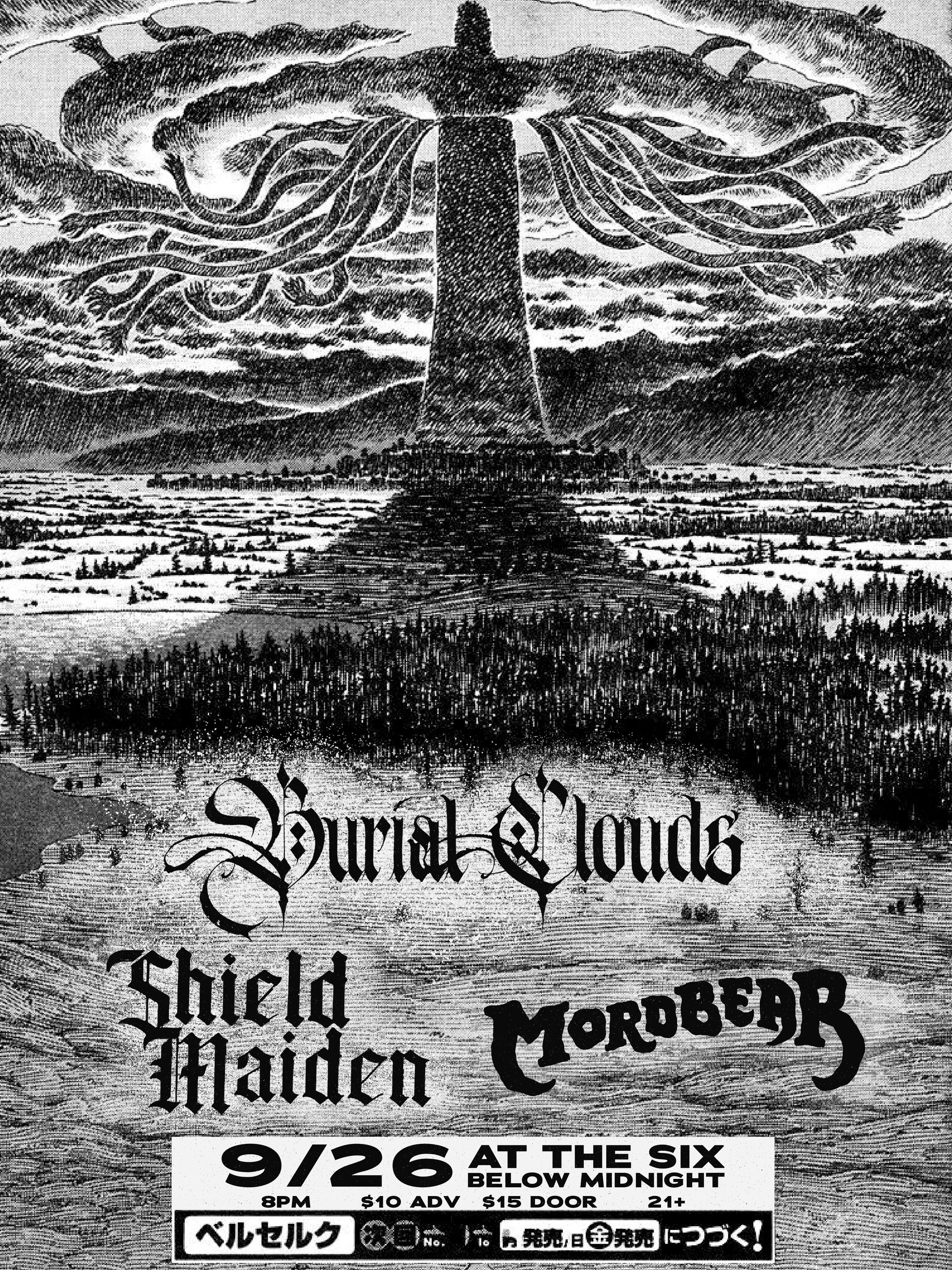 Burial Clouds with Shield Maiden and Mordbear