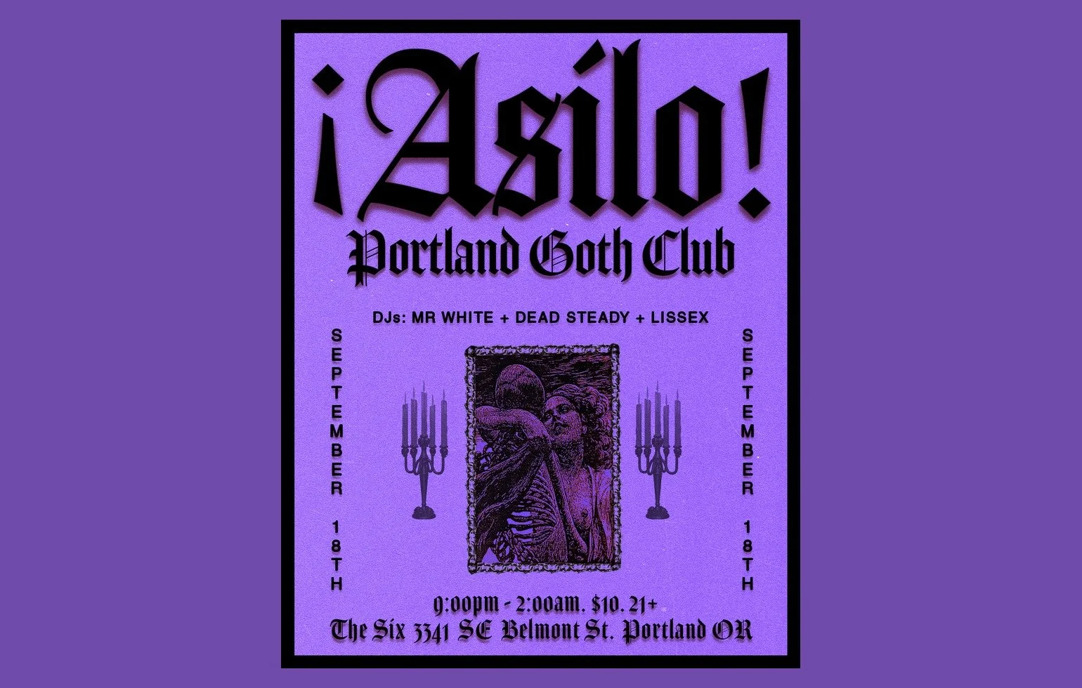 ¡Asilo! Portland Goth Club