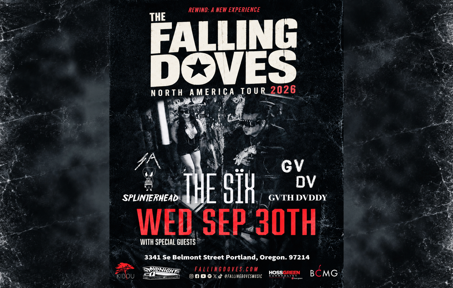 The Falling Doves with Gvth Dvddy and Splinterhead