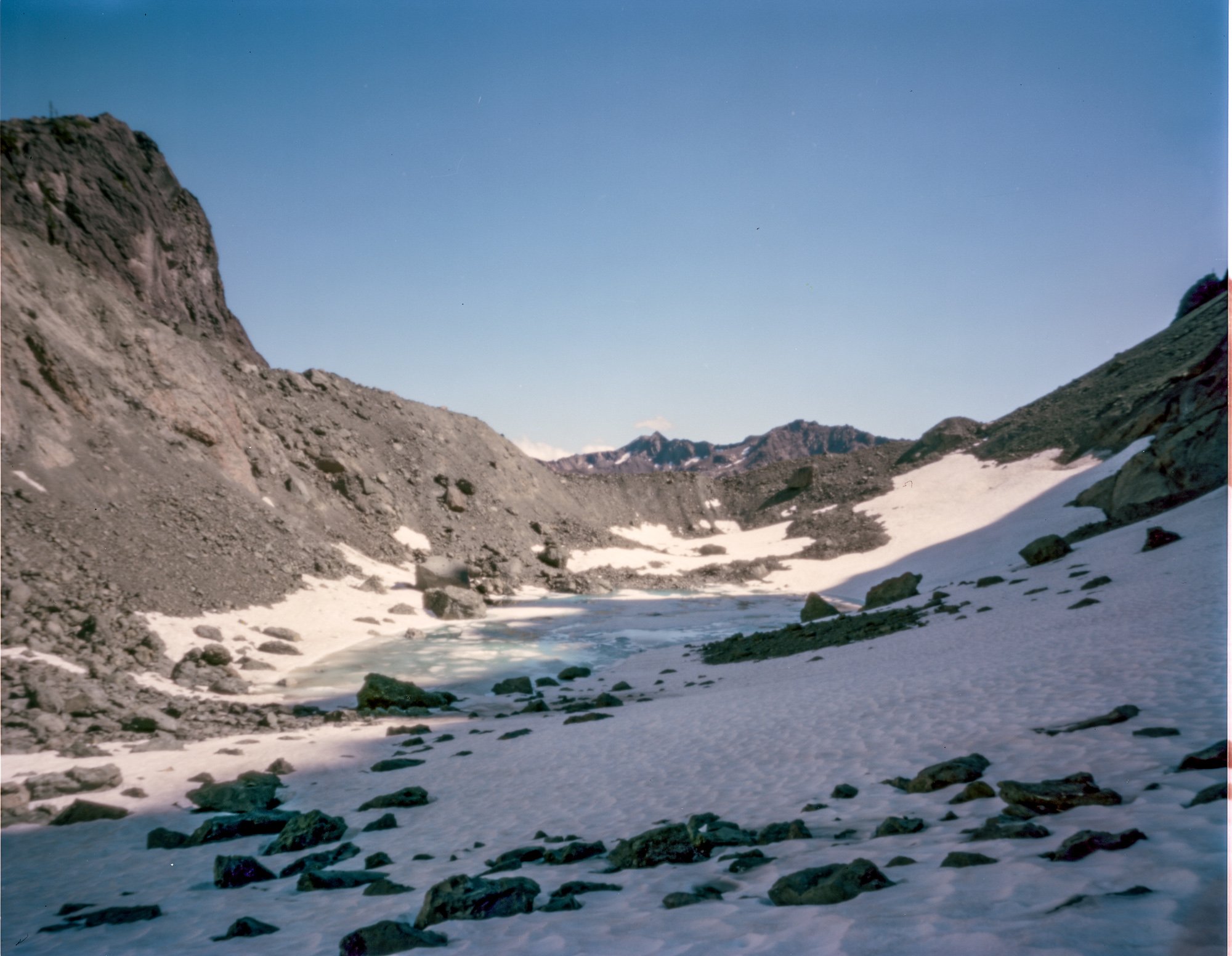 surprise glacier, looking at terminus