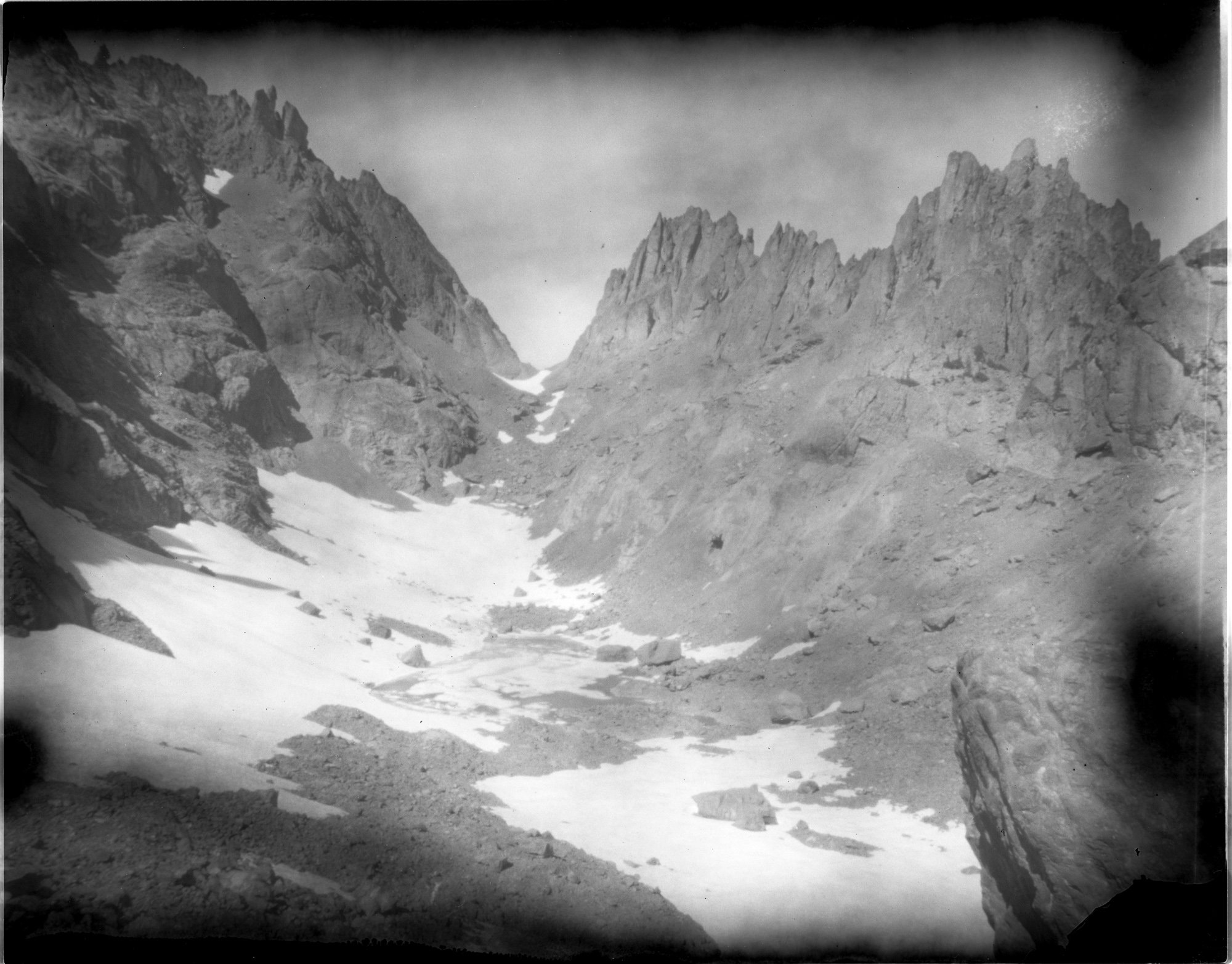 surprise glacier, type 55 film, pinhole