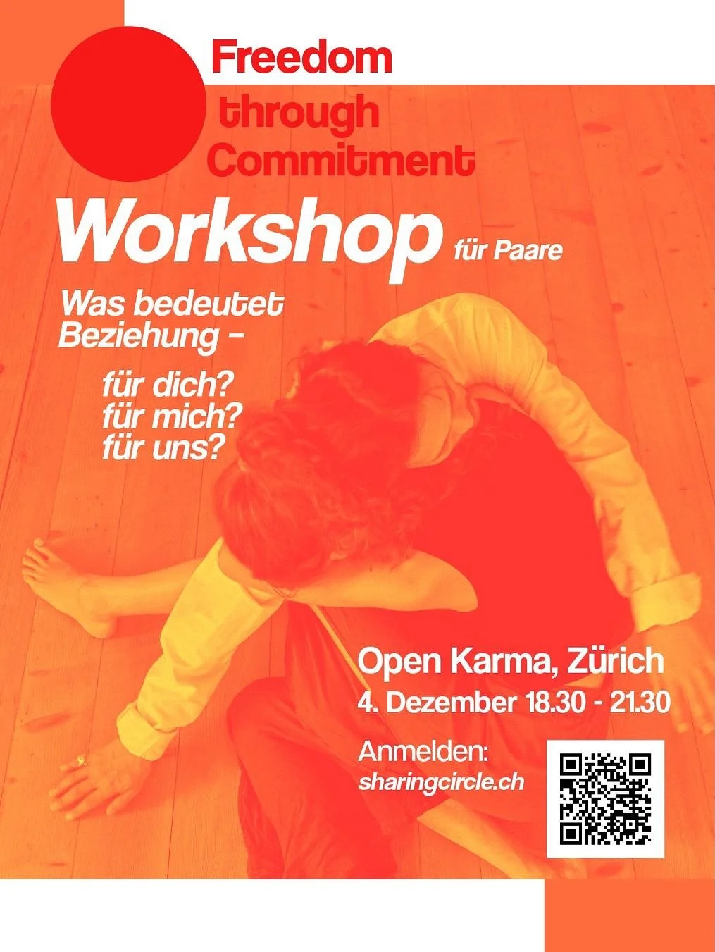 ✨ Letzter Relationship Agreement Workshop dieses Jahres &ndash; nur f&uuml;r Paare ✨

Am 4. Dezember laden wir euch zu einem Abend voller Klarheit, Tiefe und echter Verbindung ein.
Ein Raum, um innezuhalten, zu reflektieren und bewusster zu gestalten