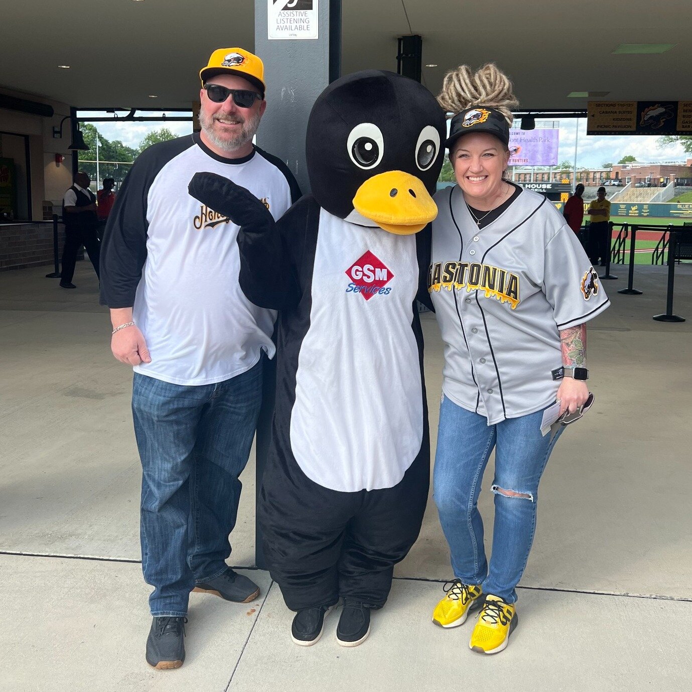 We're throwing it back to Opening Night 2023 with our GSM Services VIP winner {and Bam's BFF Therman}!

#ThrowbackThursday #GSM #baseball #openingnight