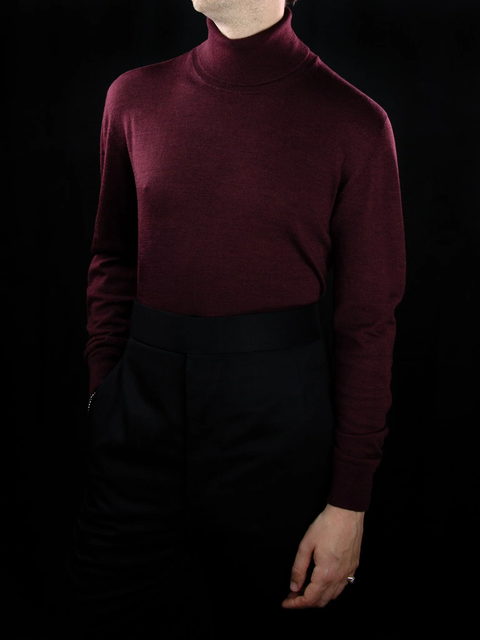 lawton-mens-roll-neck-jumper-burgundy-worn-front.jpg