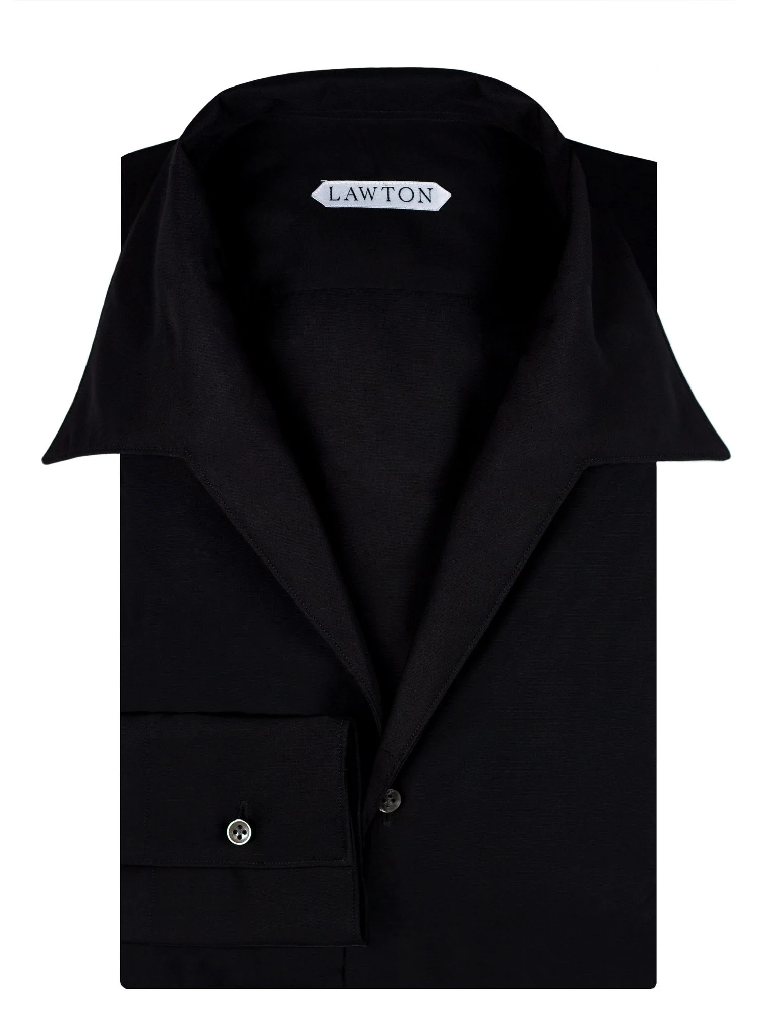 lawton-mens-open-collar-shirt-black-poplin-front.jpg