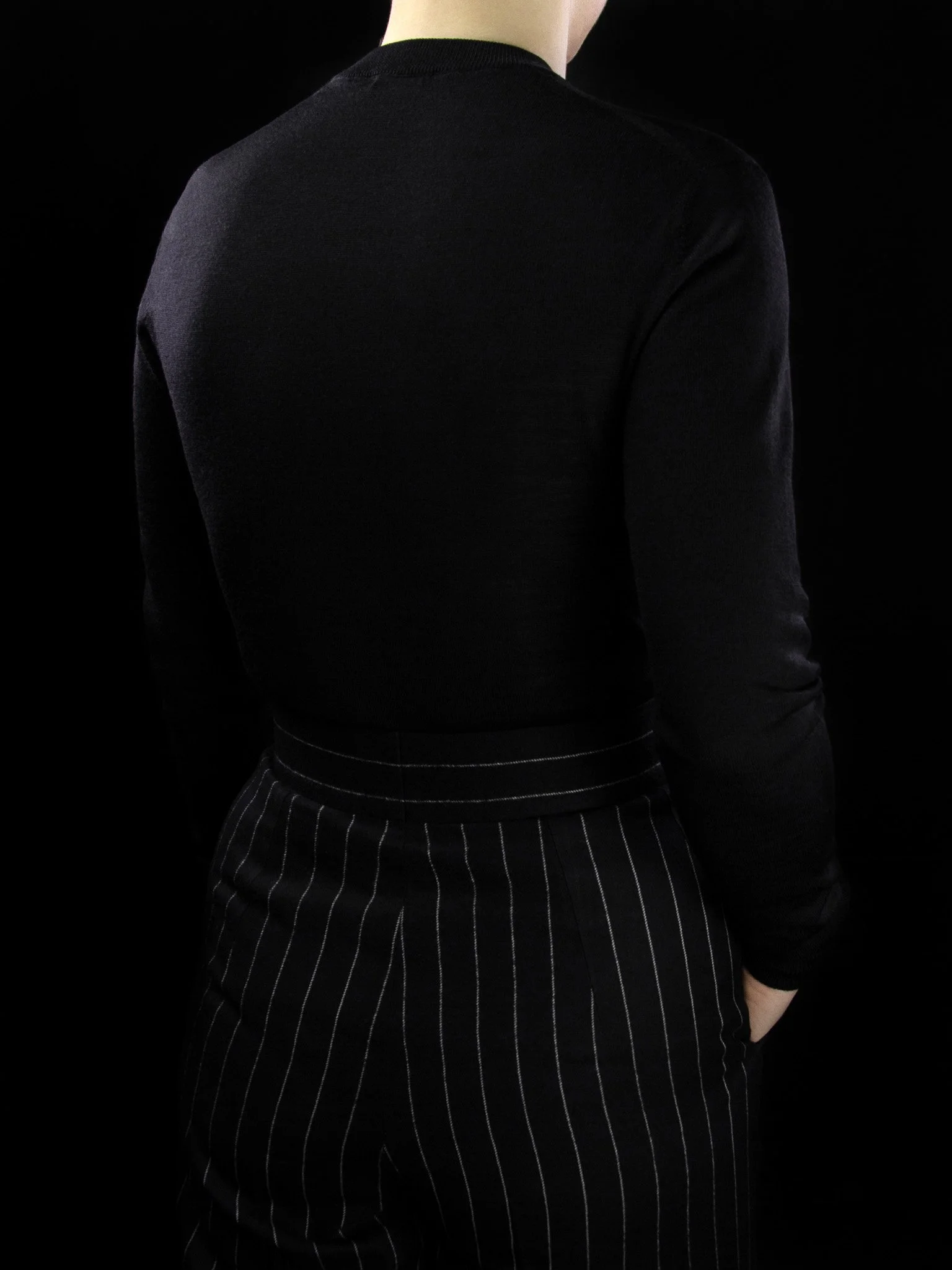 lawton-womens-crew-neck-jumper-black-worn-back.jpg