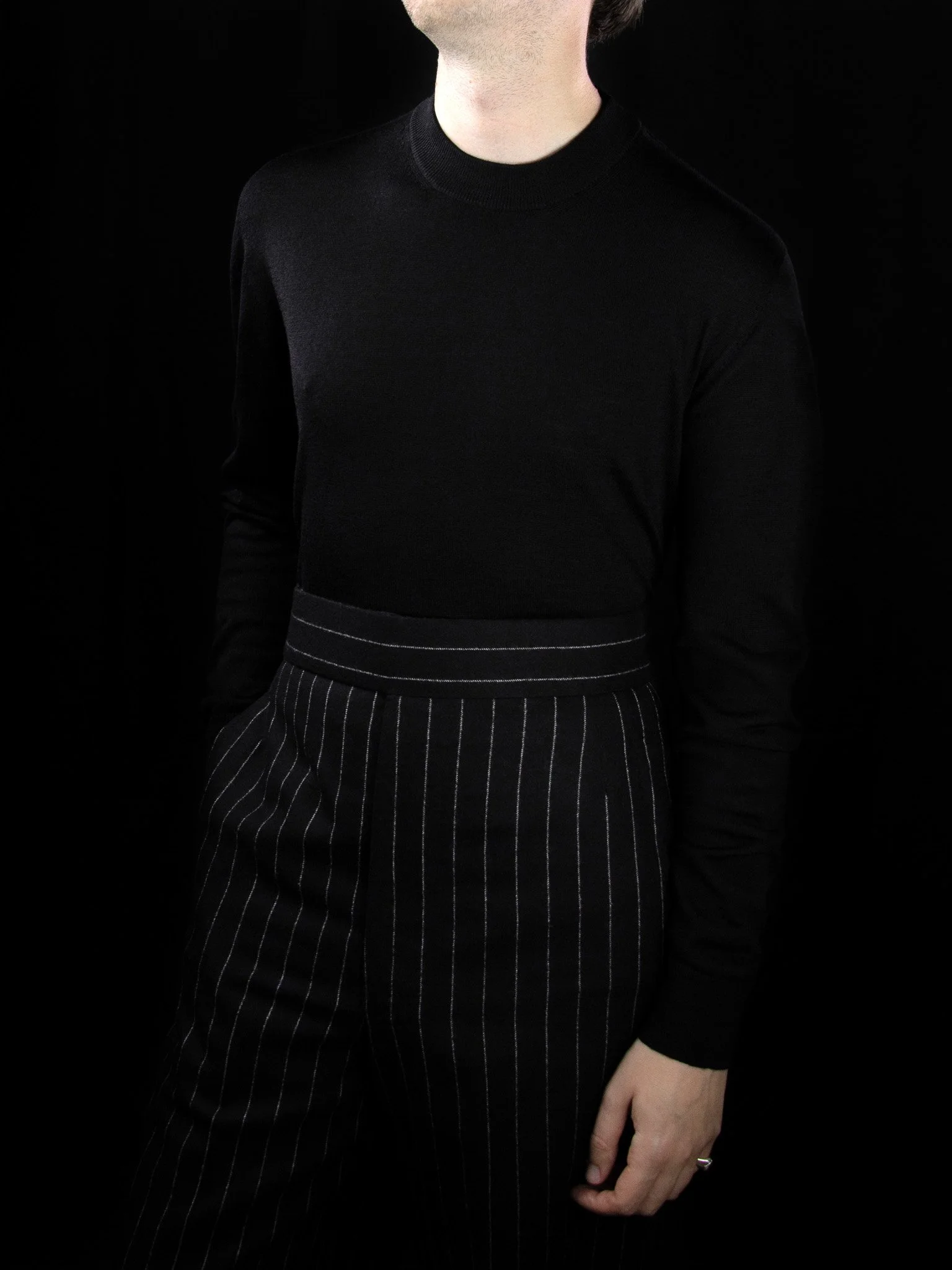 lawton-mens-crew-neck-jumper-black-worn-front.jpg
