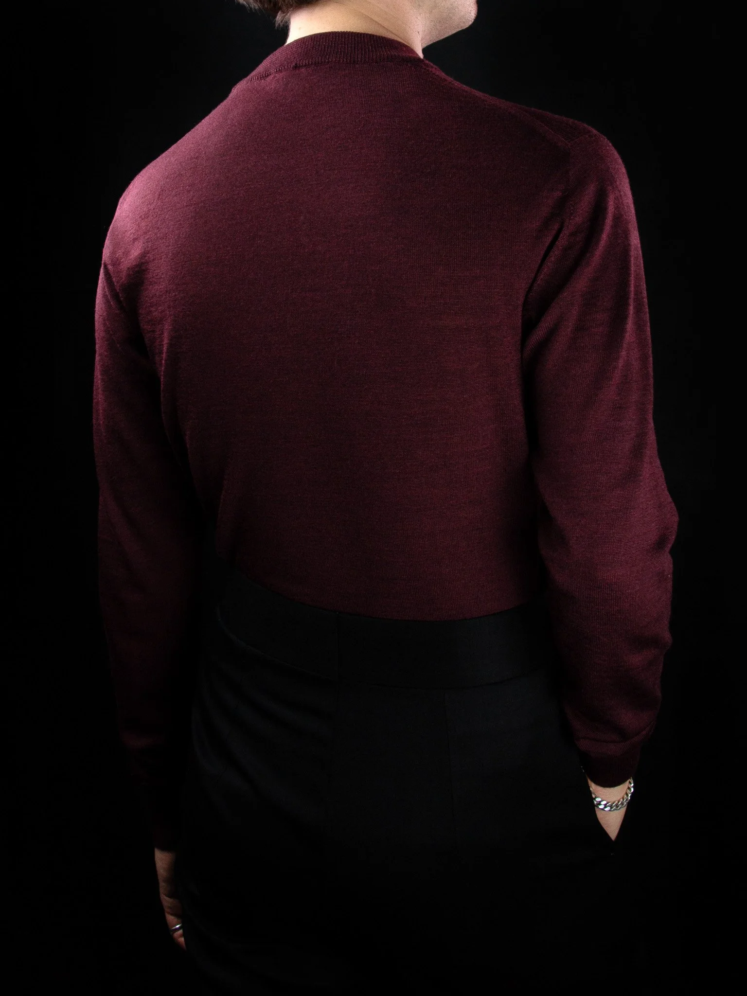 lawton-mens-crew-neck-jumper-burdundy-worn-back.jpg
