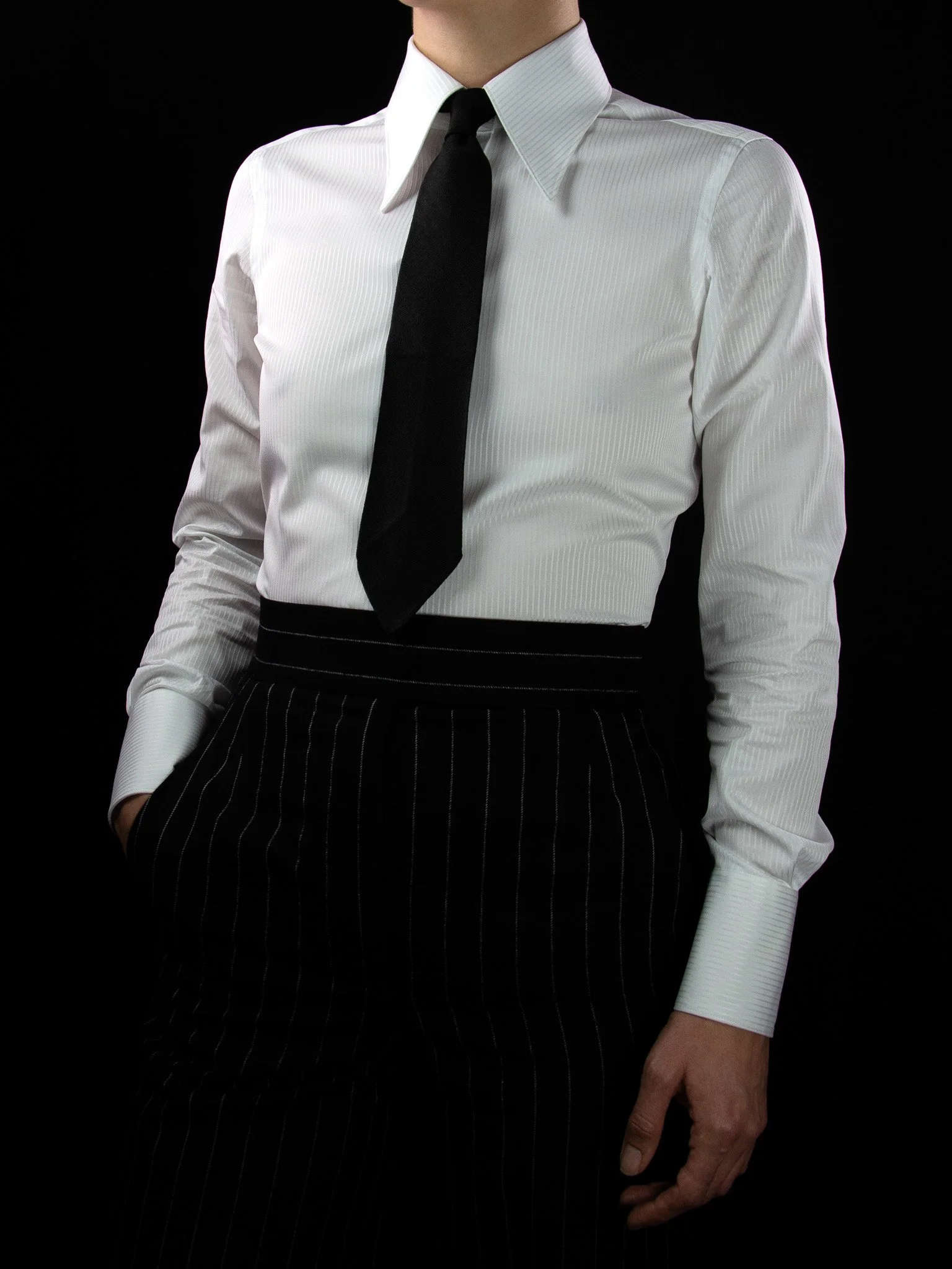 lawton-womens-long-point-collar-shirt-white-stripe-jacquard-worn-with tie-front.jpg