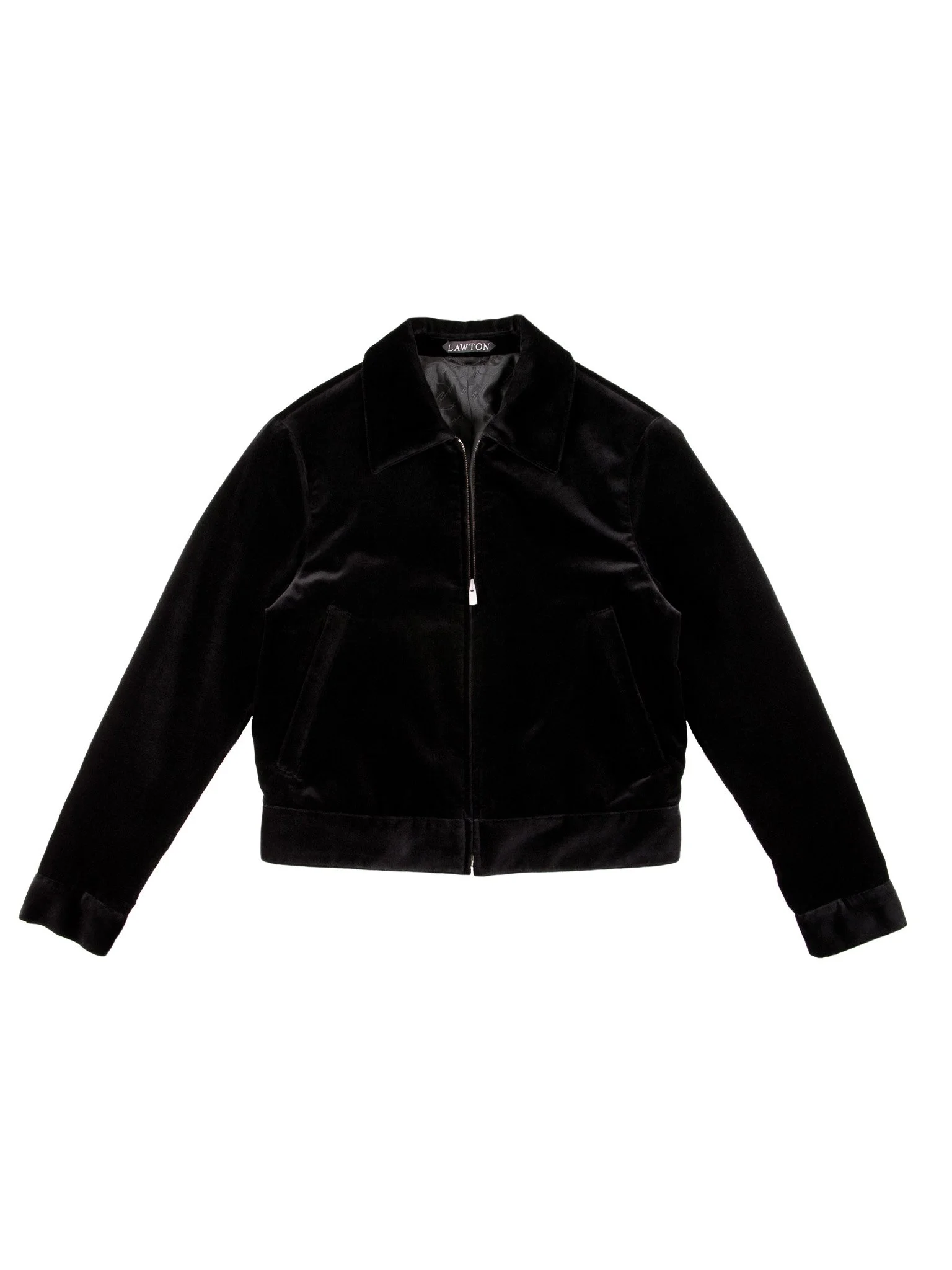 Blouson in Noir Velvet - Hers