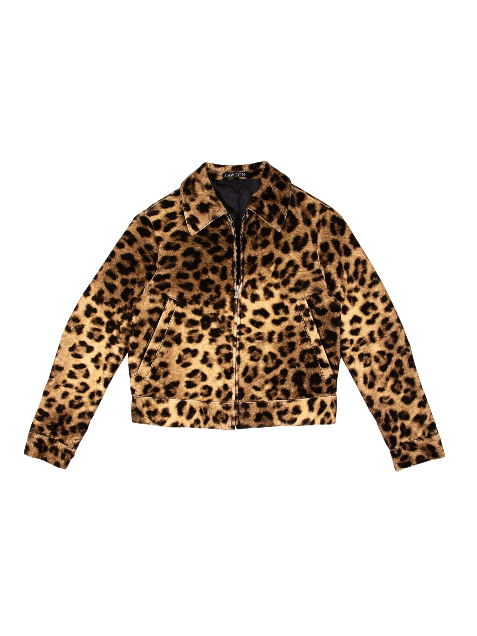 Blouson in Leopard Velvet - Hers
