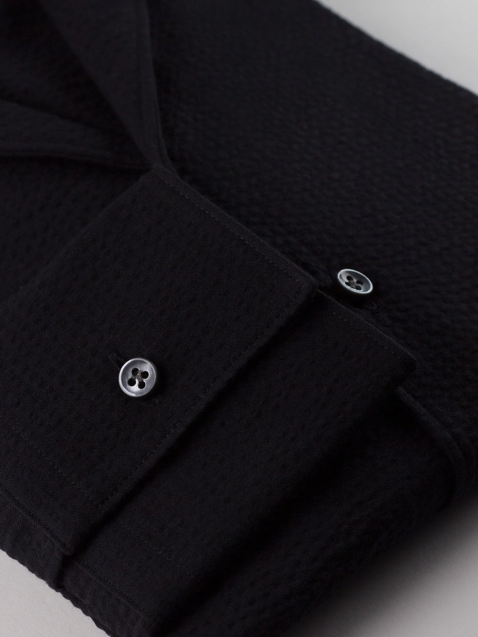 lawton-mens-open-collar-shirt-black-seersucker-cuff.jpg