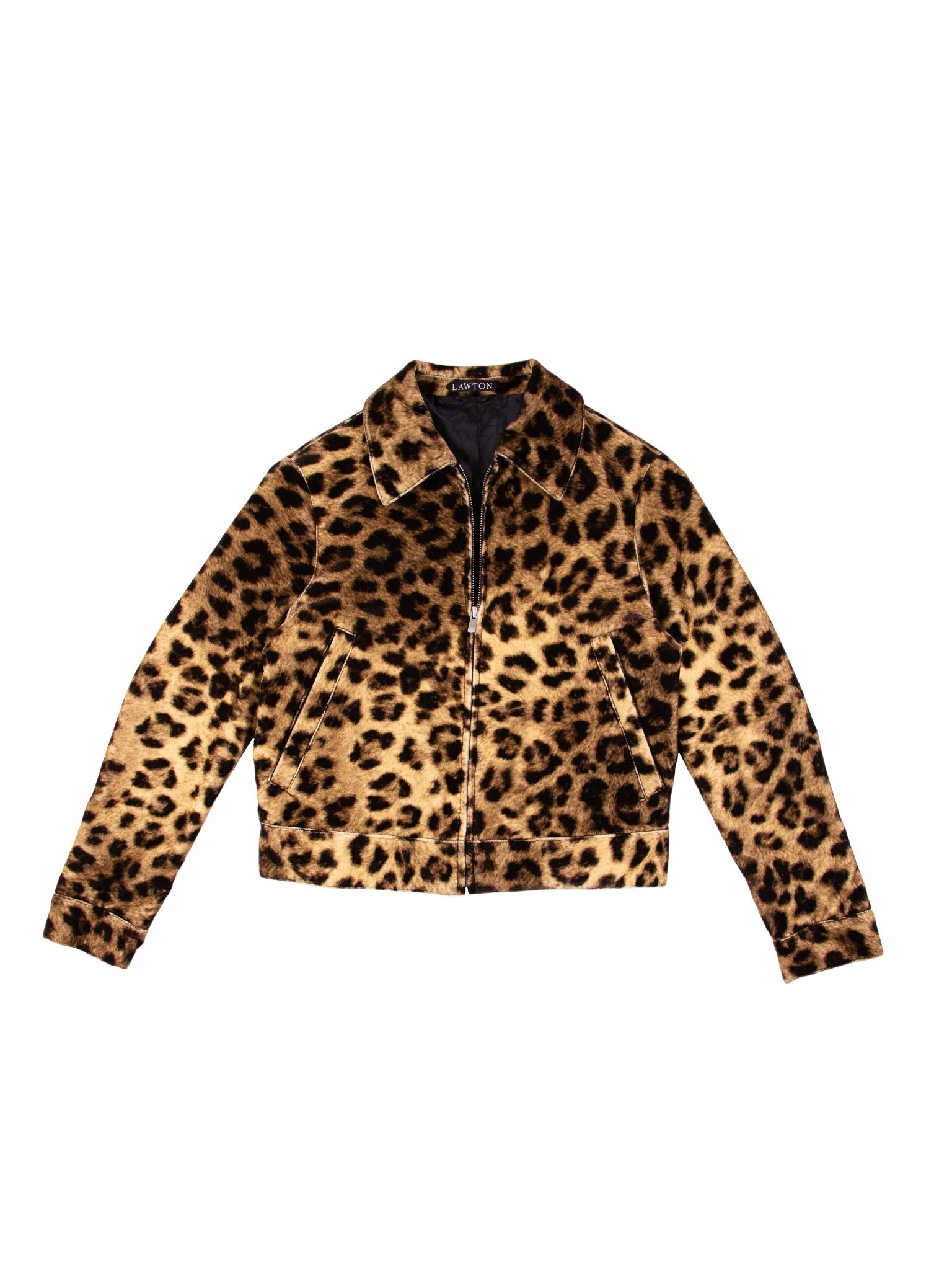 Blouson in Leopard Velvet - Hers