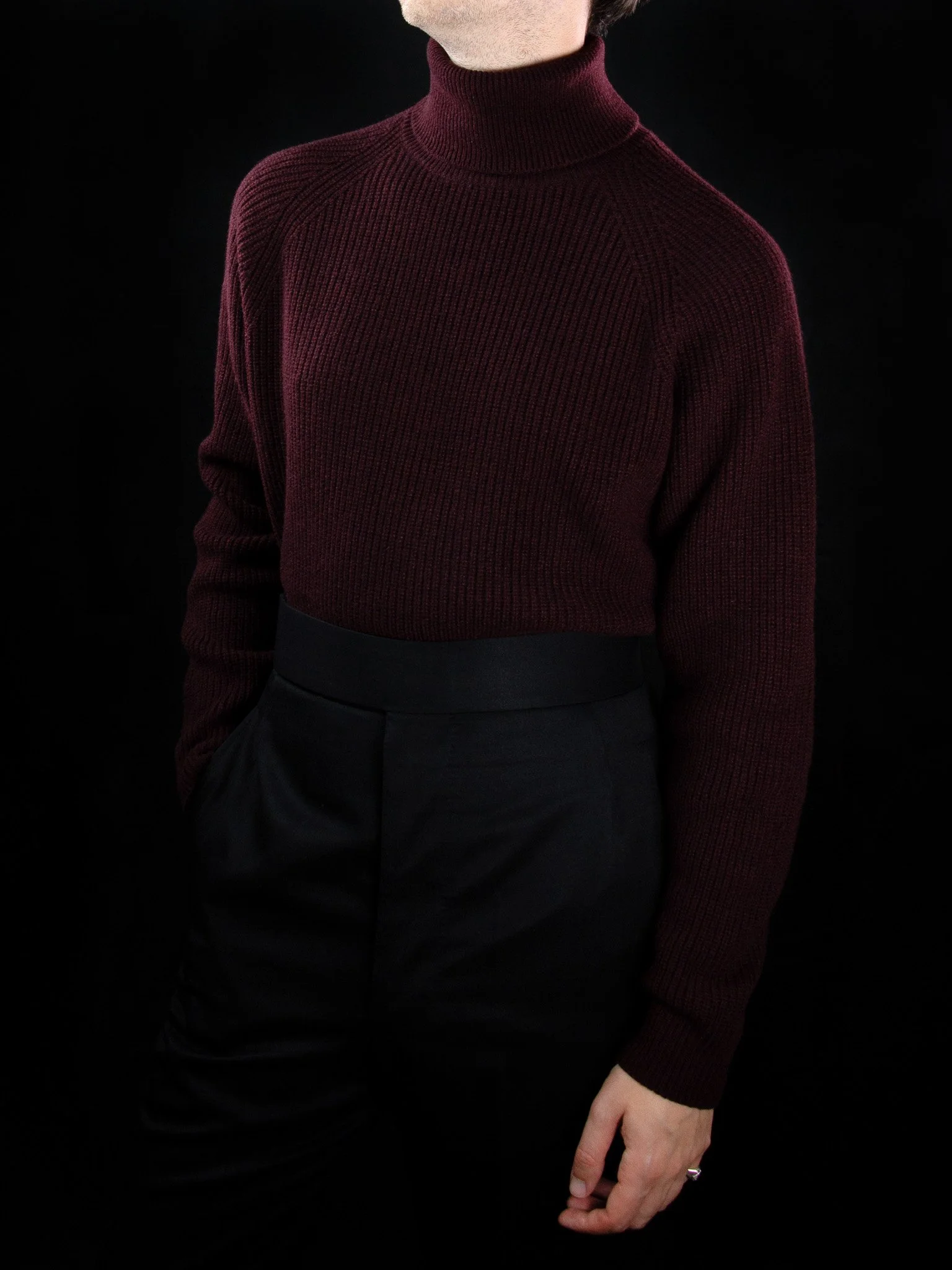 lawton-mens-english-rib-roll-neck-jumper-burgundy-worn-front.jpg