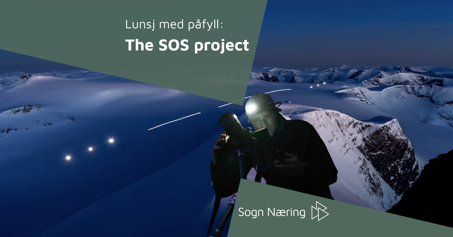 Lunsj med påfyll: The SOS project med Vegard Aasen
