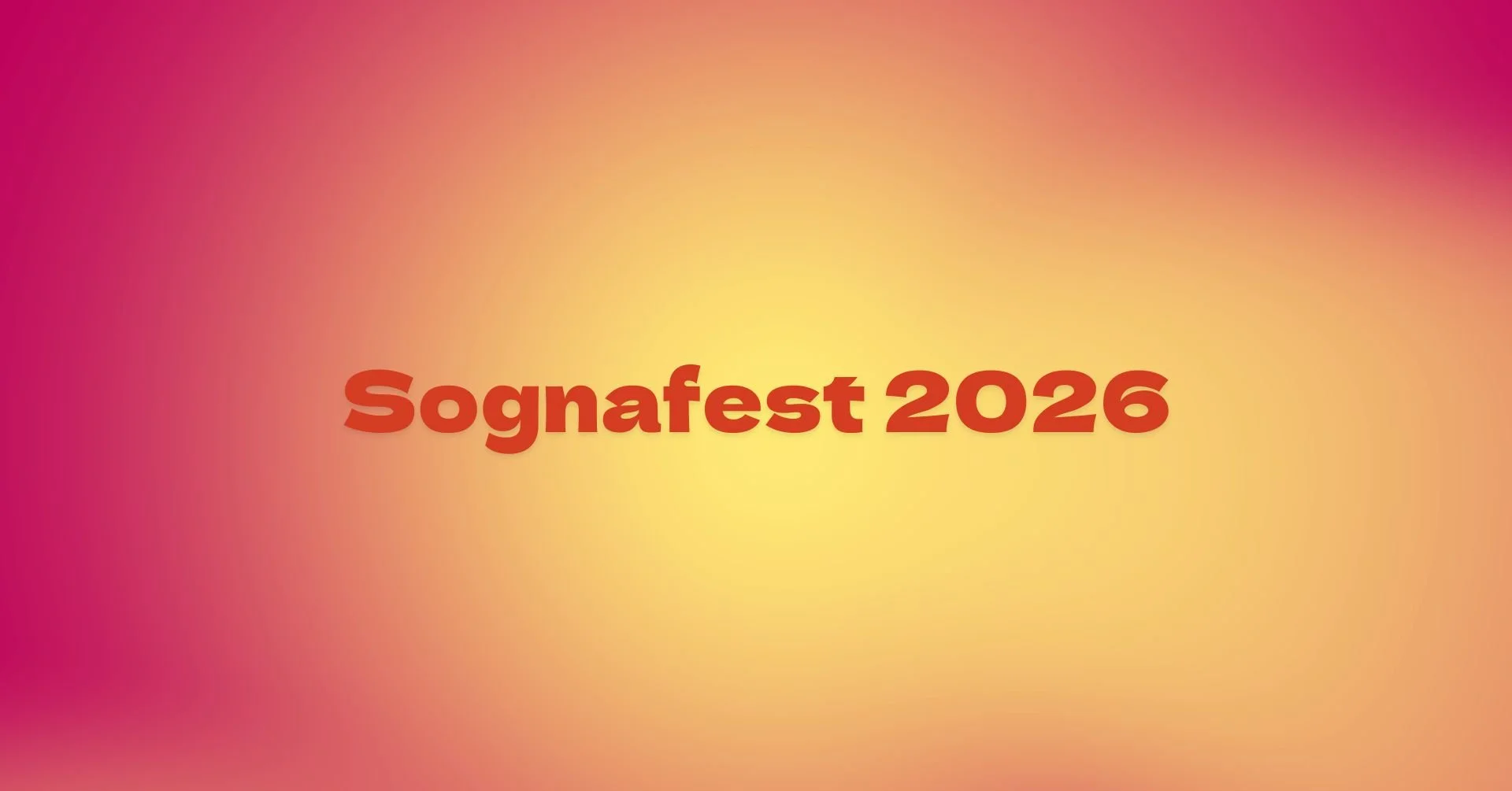 Sognafest 2026