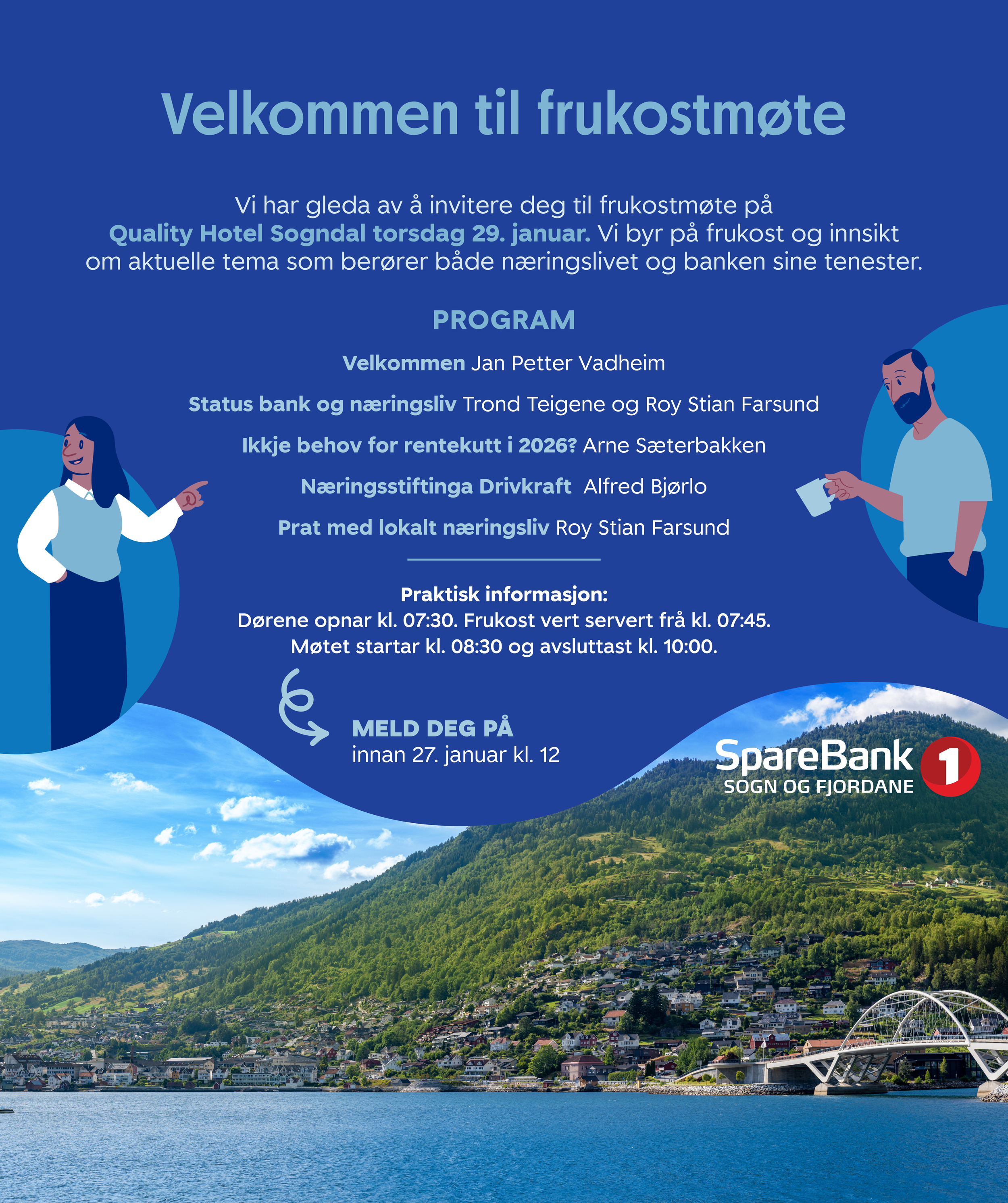 Frukostmøte Sparebanken1 Sogn og Fjordane 