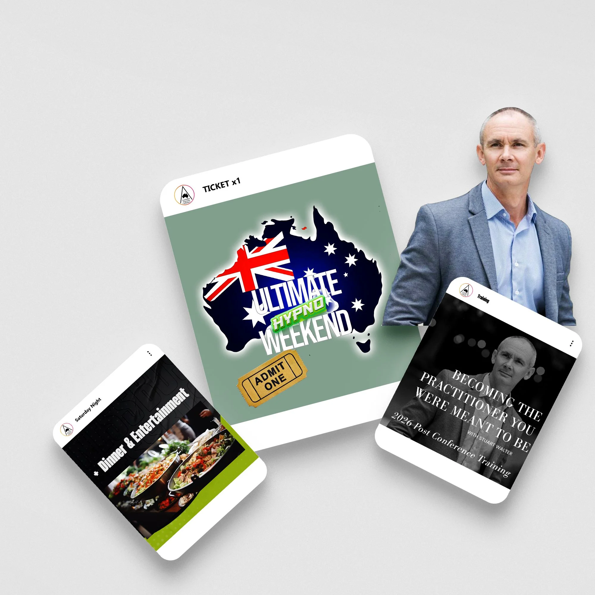 CONFERENCE 2026 Early Bird + Saturday Night + Training with Stuart Walter - $750 (normally $1,050)