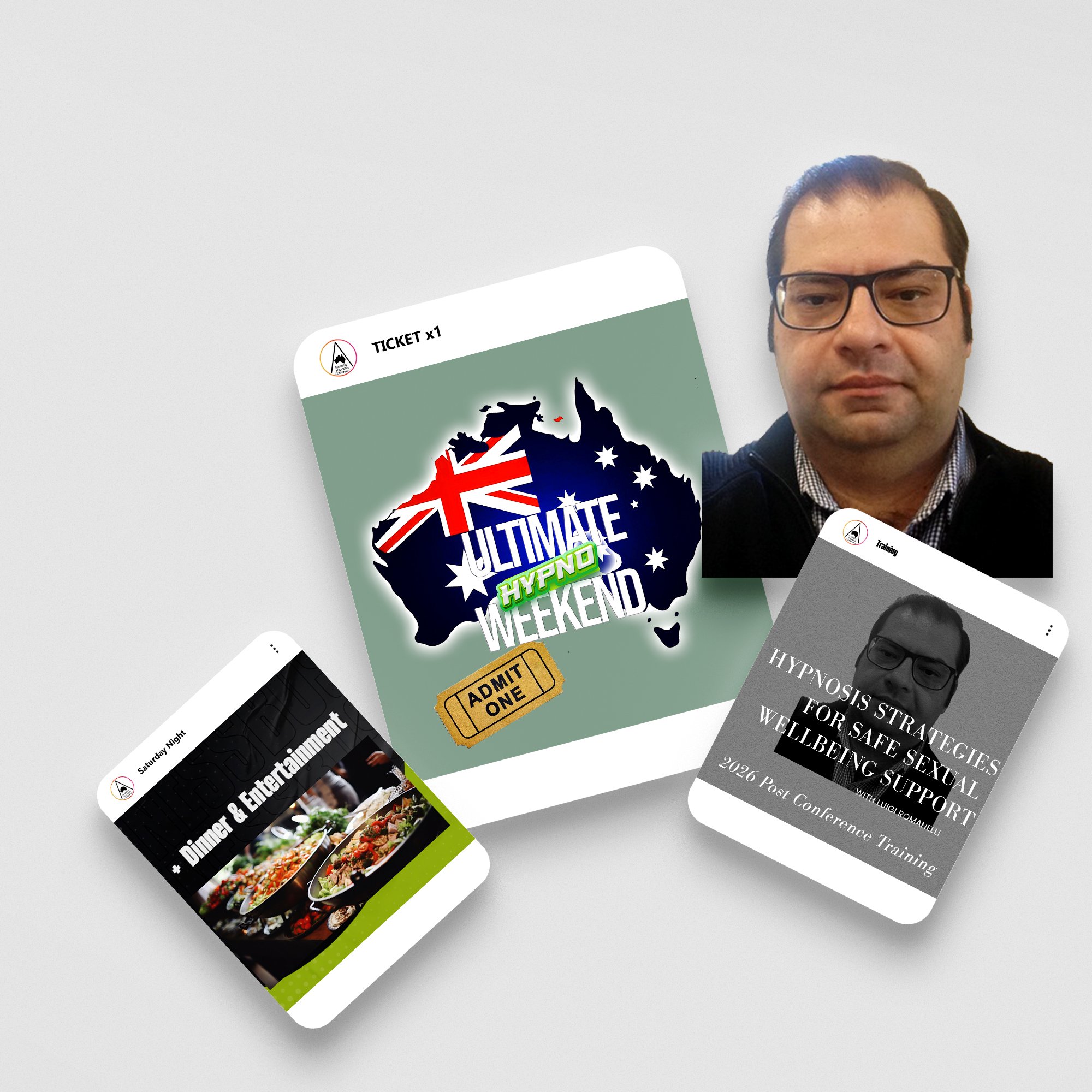 CONFERENCE 2026 Early Bird + Saturday Night + Training with Luigi Romanelli - $750 (normally $1,050)