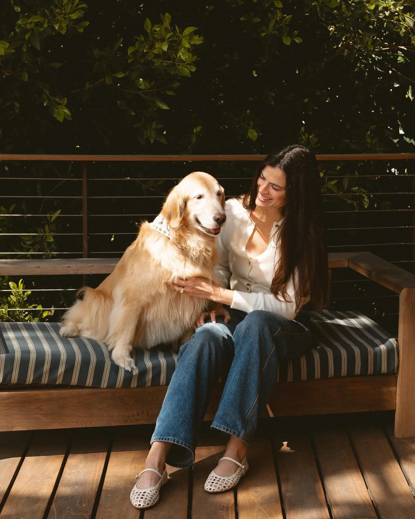 @atcodinha at home in Los Angeles modelling some of her favourite pairs of @margauxny