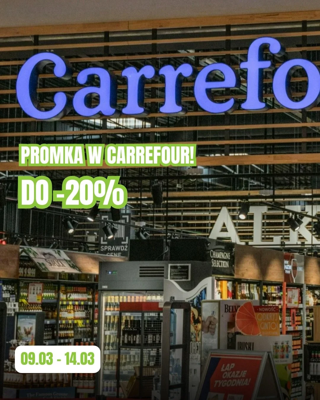 😉 Jeśli planowaliście roślinne zapasy, to właśnie nadszedł ten moment. Wskakujcie do sklep&oacute;w @carrefourpolska , bo Wasze ulubione produkty Plantway są teraz dostępne w super cenach!

💚 Wszystkie nasze Ku*czaki - teraz aż -20% TANIEJ!
🍔 Burg