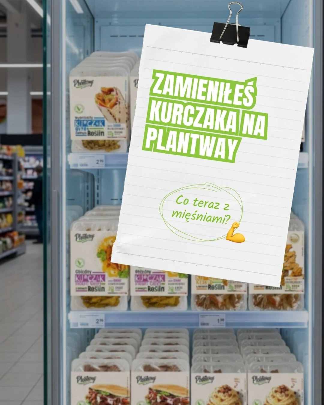 Wiele os&oacute;b pyta: &bdquo;Czy budowanie mięśni na diecie roślinnej jest możliwe?&rdquo; 🧐

Odpowiedź brzmi: z Plantway jest to prostsze, niż myślisz. Nasz roślinny Ku*czak dostarcza tyle samo białka, co jego tradycyjny odpowiednik, a przy tym j