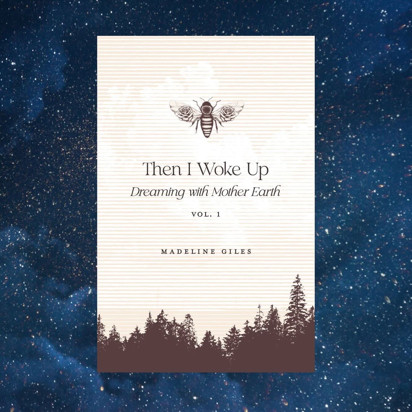 Cover reveal for my bedside booklet coming out soon🌬️🕊️🐚🪷&quot;Then I Woke Up: Dreaming with Mother Earth&quot; shares about intentional dreaming and features a series of six dreams I've received over the past few years. Can't wait to witness her