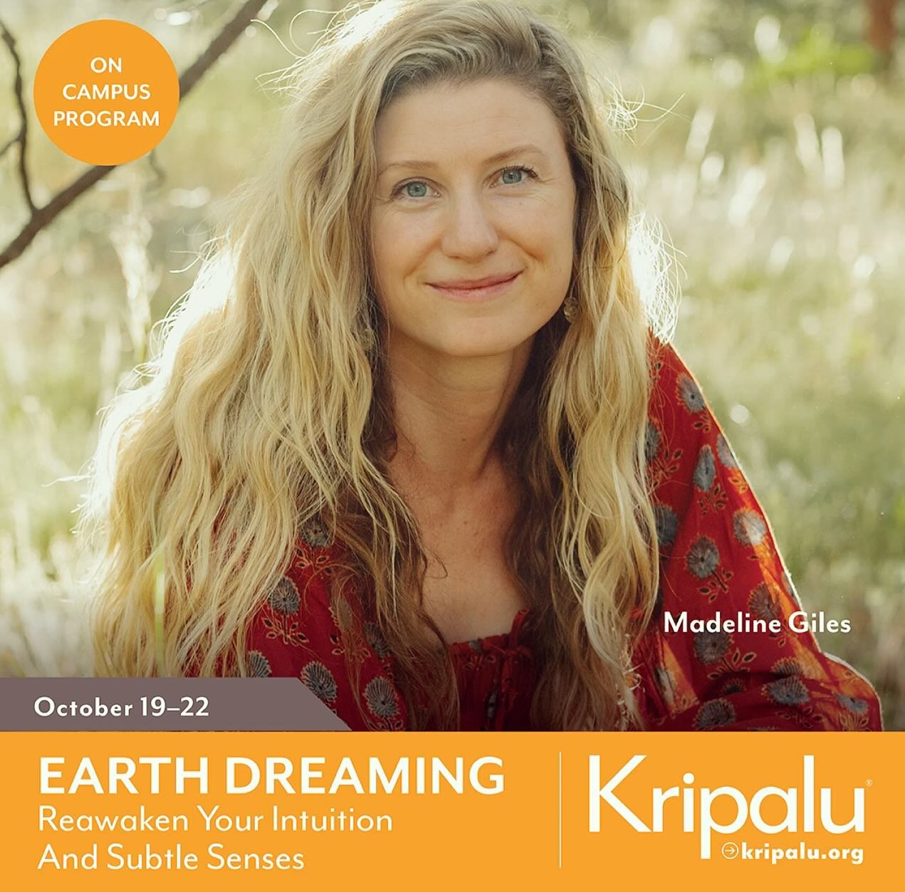 So looking forward to facilitating an Earth Dreaming retreat this upcoming October @kripalucenter! This retreat is inspired by my book Then I Woke Up: Dreaming with Mother Earth🌿 Through breath, nature attunement, and intentional dreaming we will co