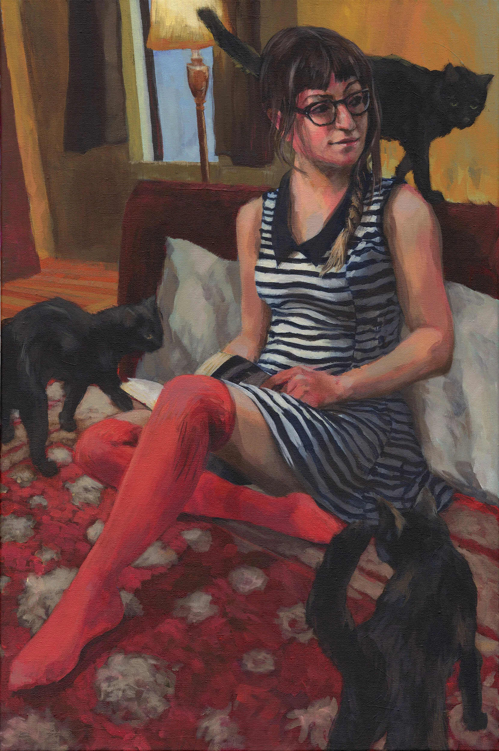 Attention Required | Acrylic on canvas | 20 x 30 inches | 2015