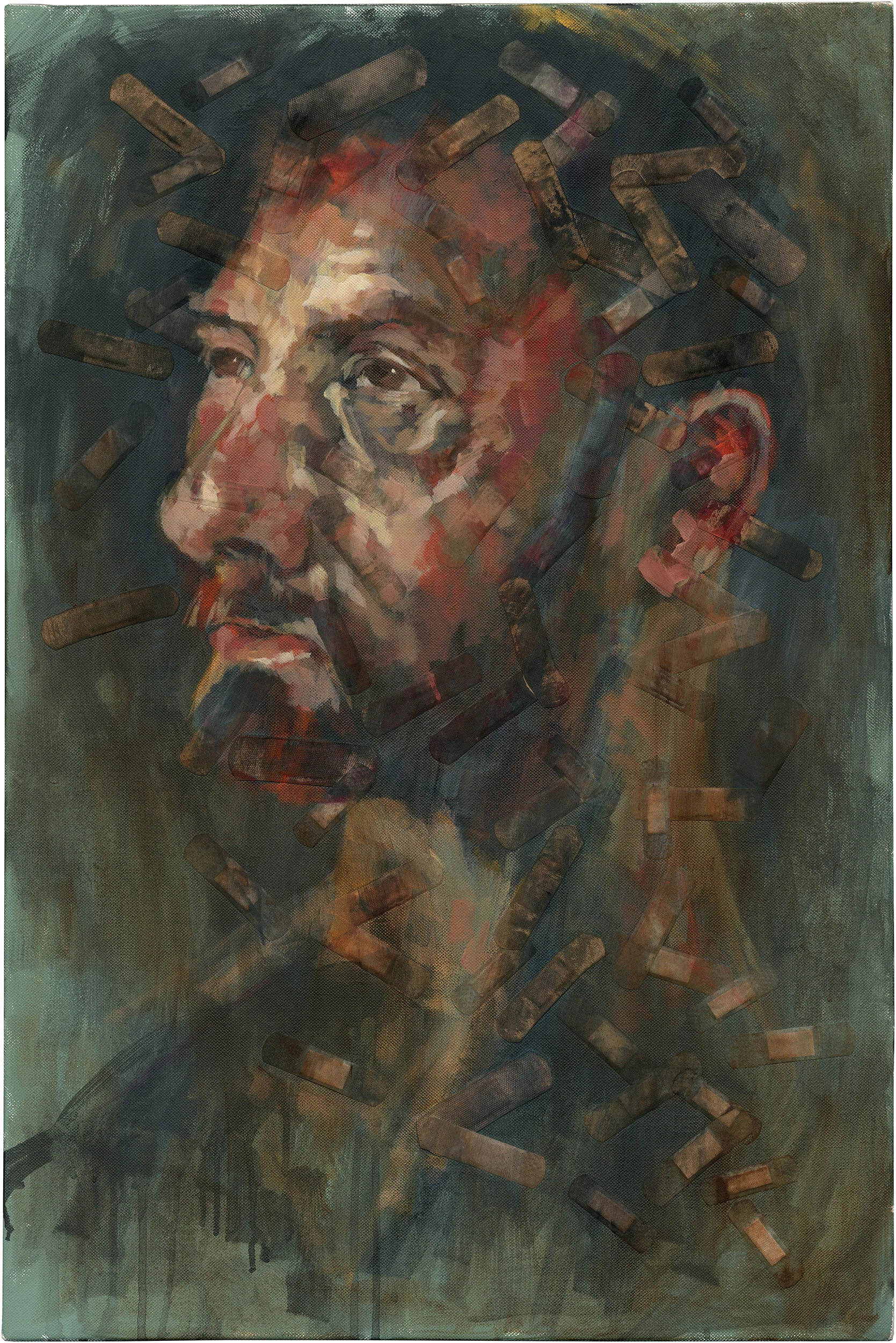 The Fighter | Acrylic on canvas | 20 x 30 inches | 2018