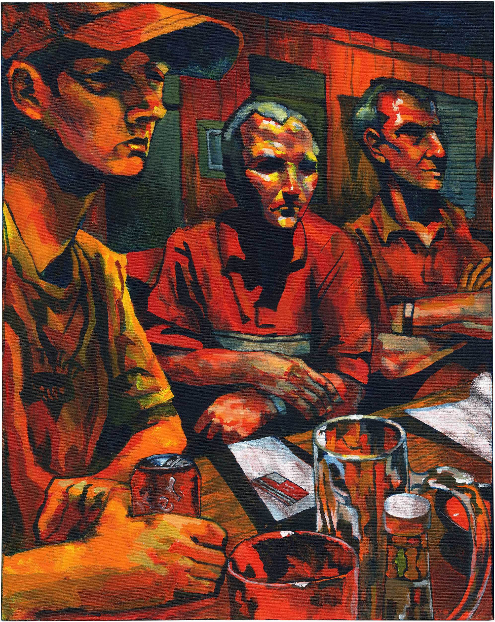 Austin Avenue | Acrylic on canvas | 24 x 30 inches | 2006