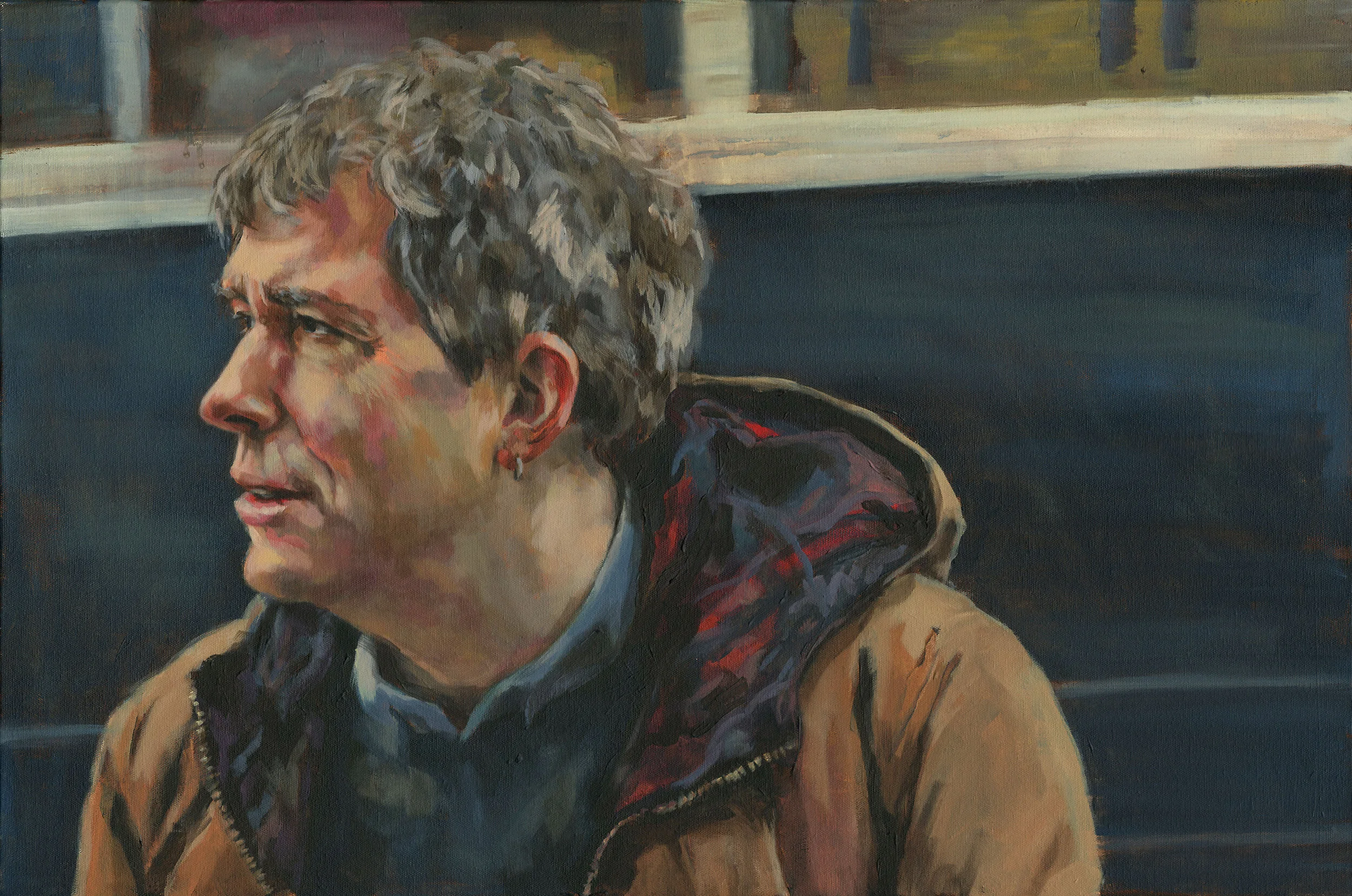 Pete | Acrylic on canvas | 20 x 30 inches | 2015