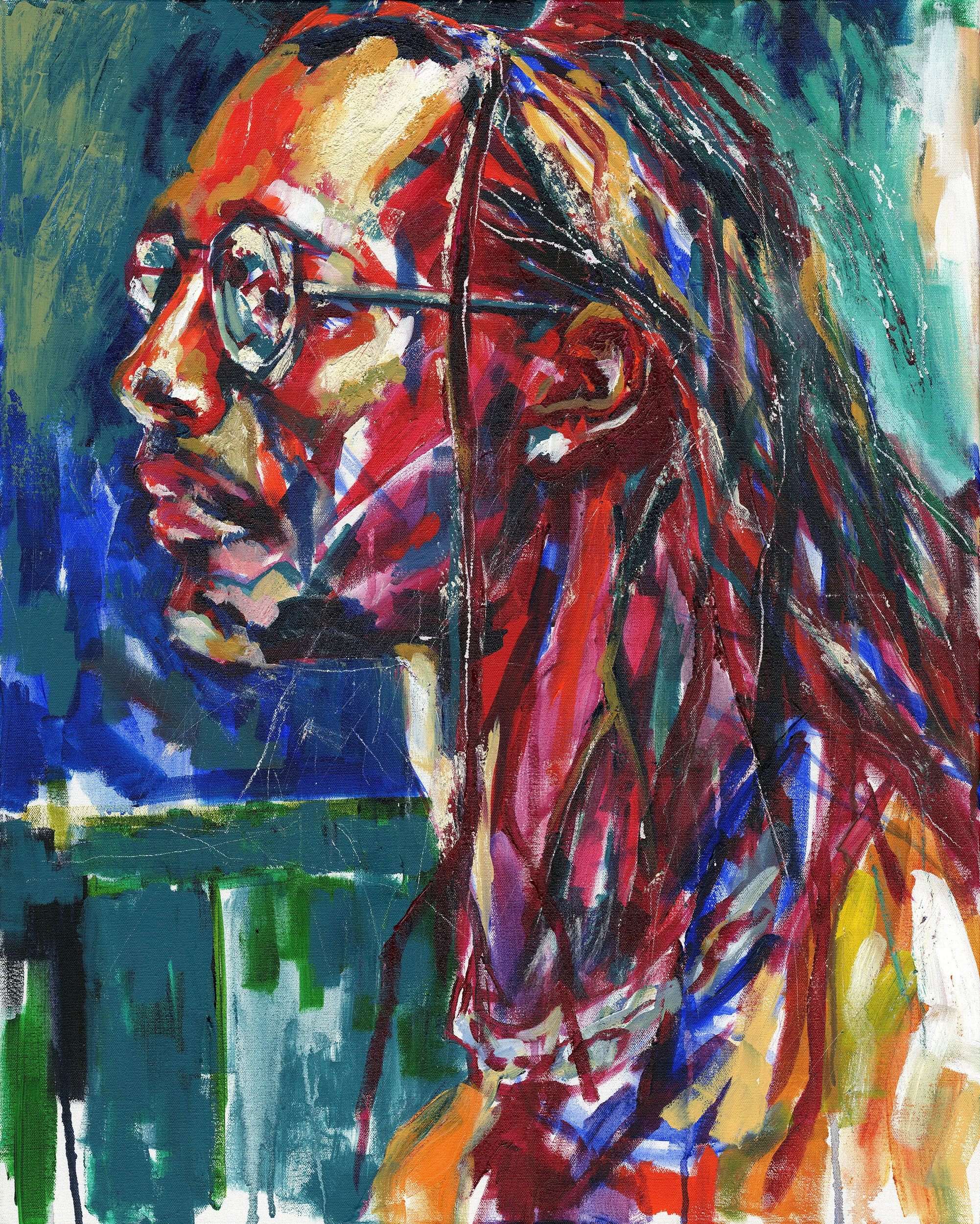 Devon | Acrylic on canvas | 24 x 30 inches | 2017