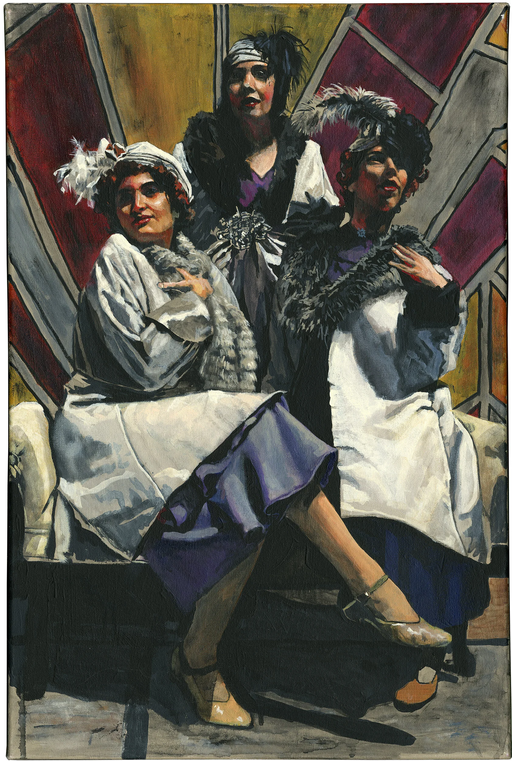 Thoroughly Modern | Acrylic on canvas | 20 x 30 inches | 2008