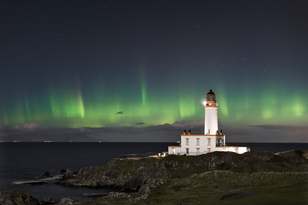 Northern Lights Over Turnberry Lighthouse