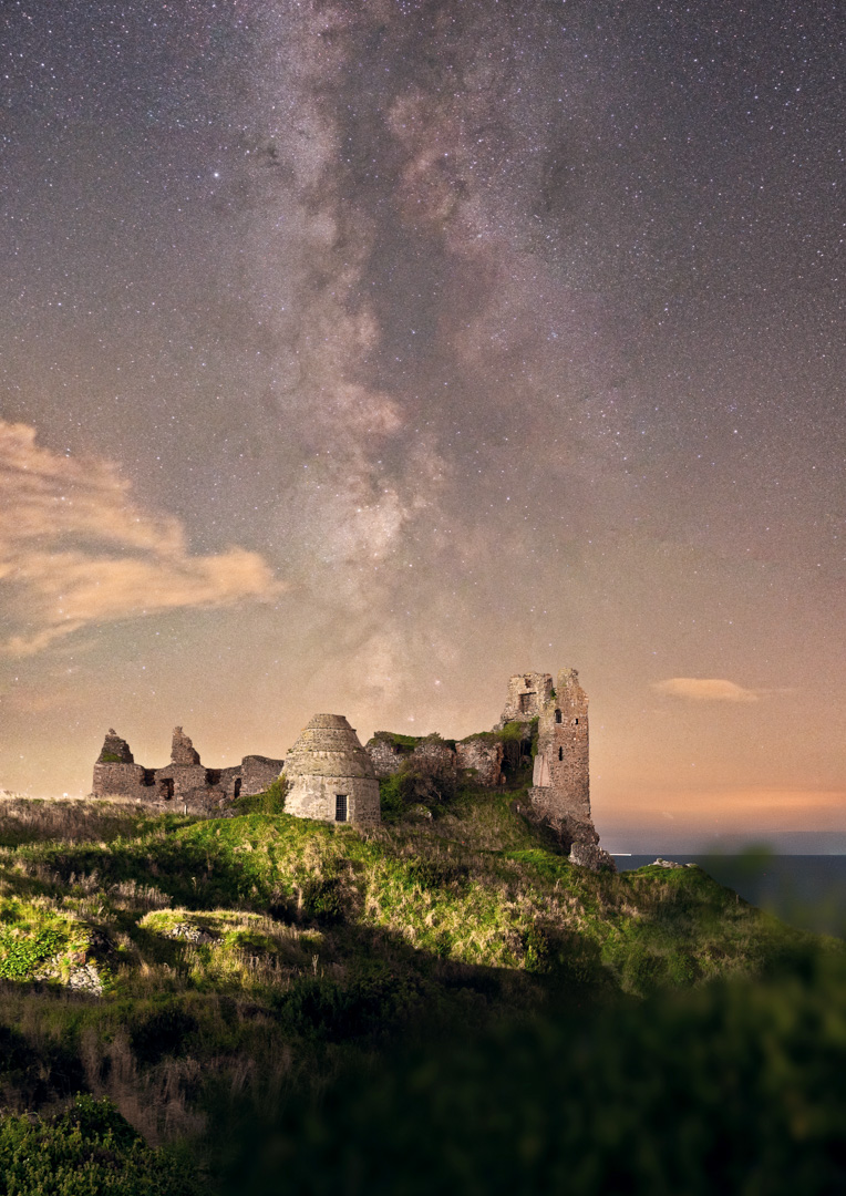Milky Way Over Dunure Castle
